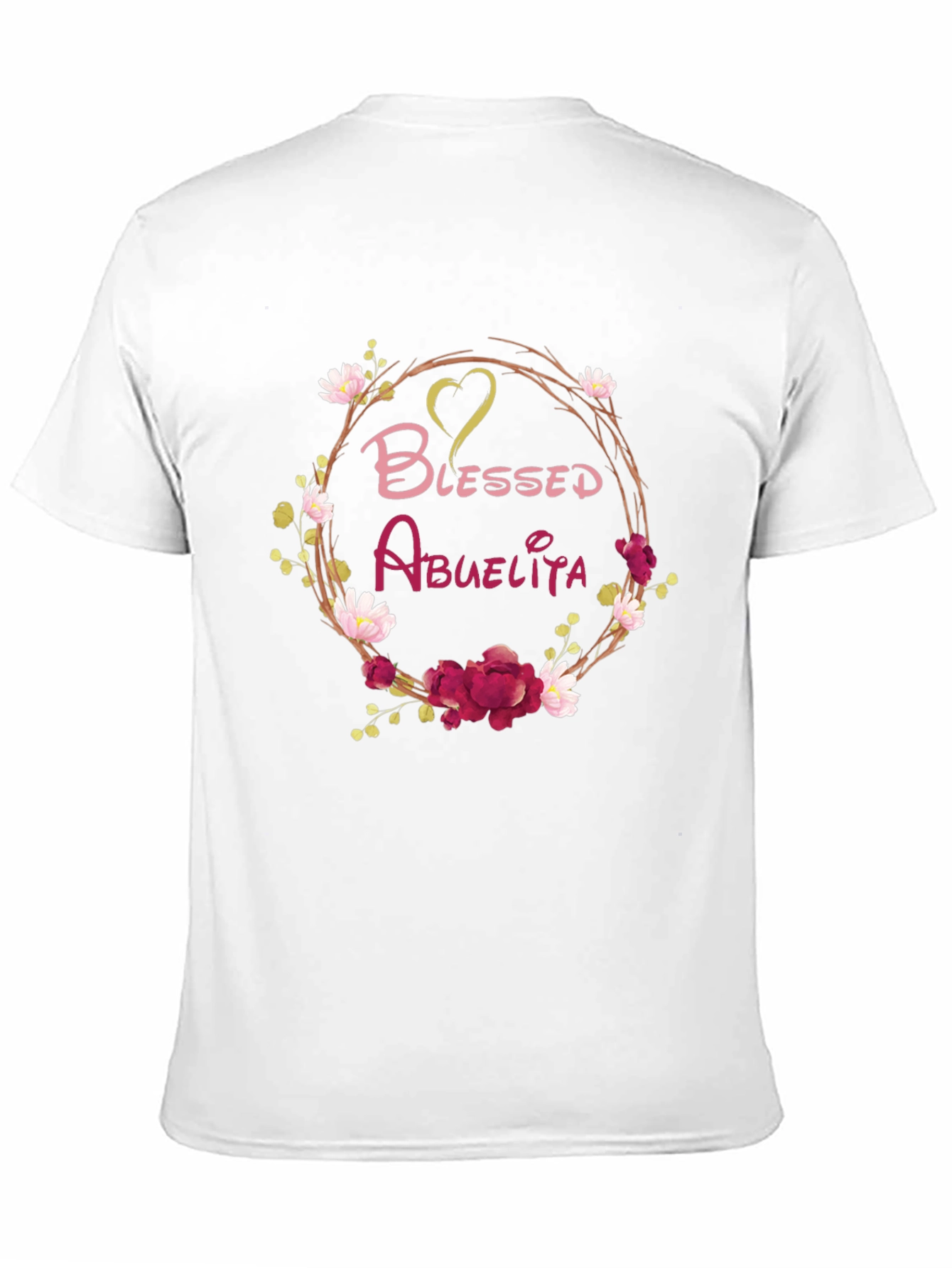 Blessed Abuelita Floral T-Shirt