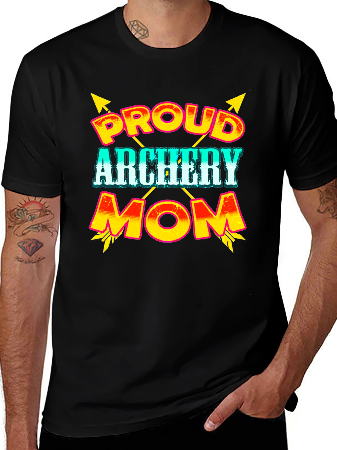 Proud Archery Mom Graphic Tee