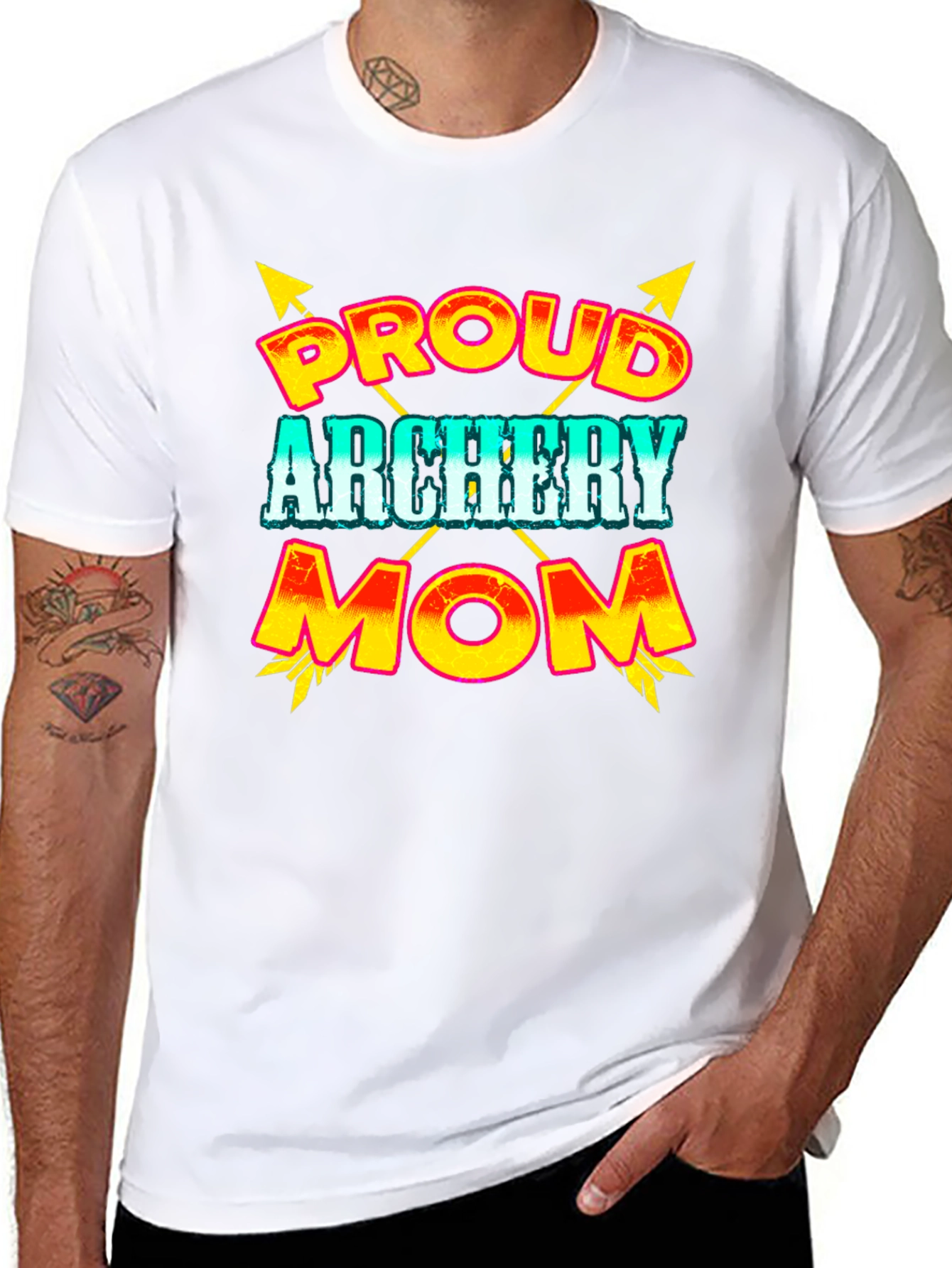 Proud Archery Mom Graphic Tee
