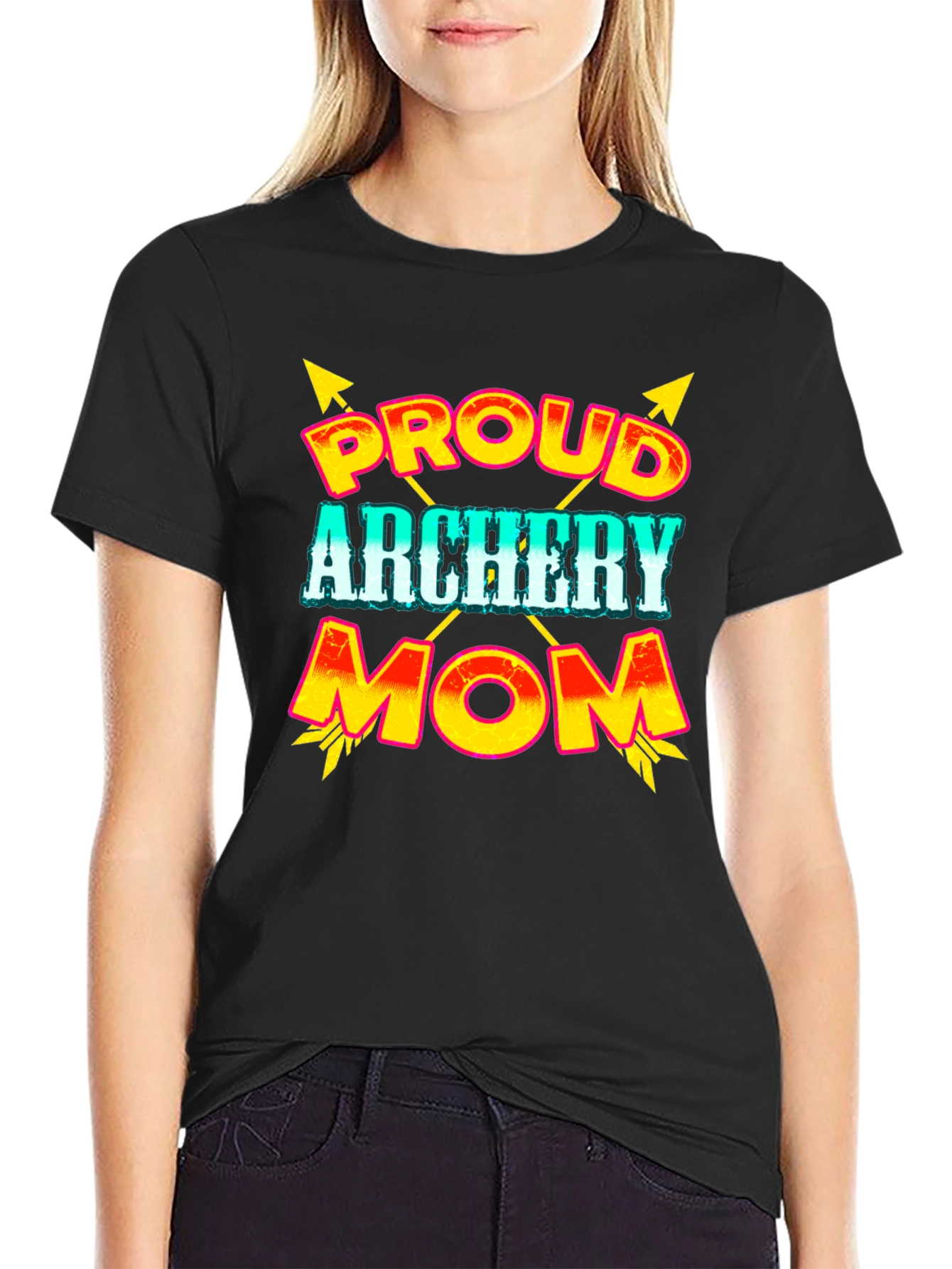 Proud Archery Mom Graphic Tee