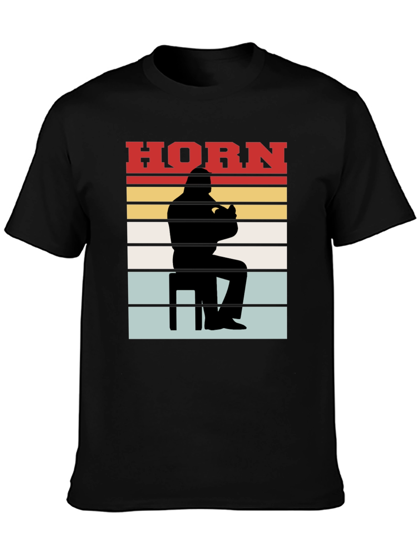 Retro Horn Player Graphic Tee