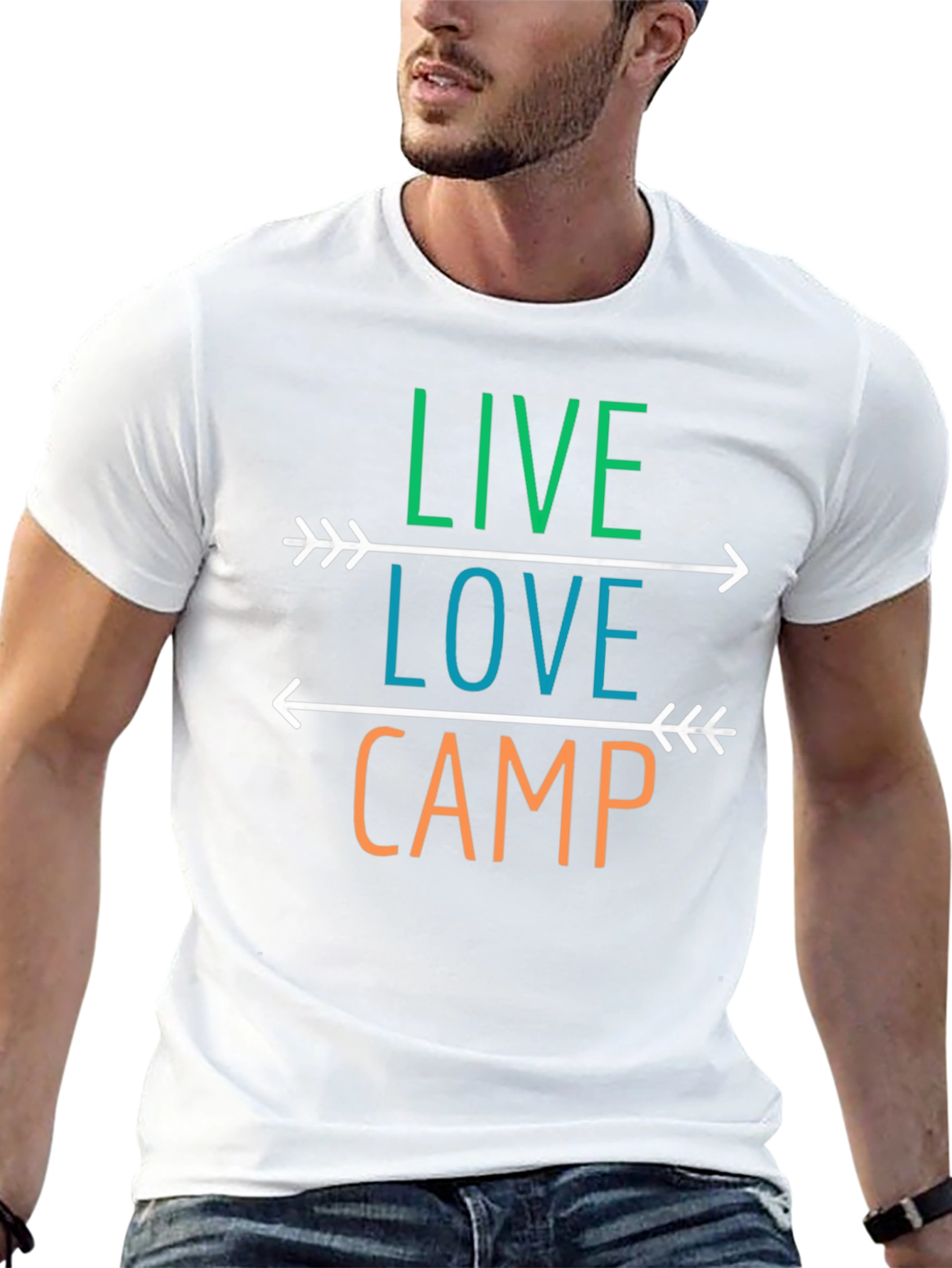 Live Love Camp Arrow Graphic Tee