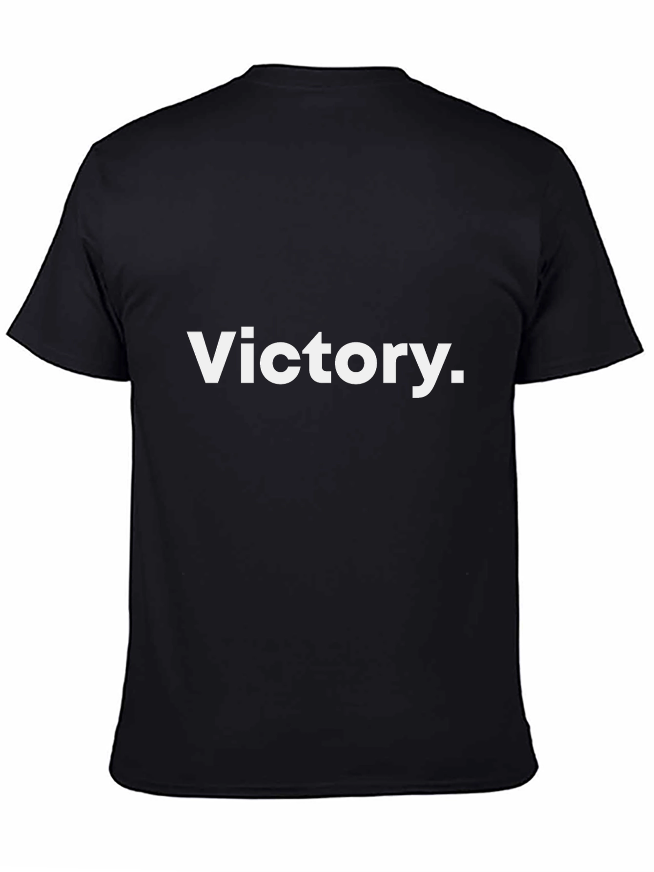 Victory Slogan T-Shirt - Classic Crew Neck Tee