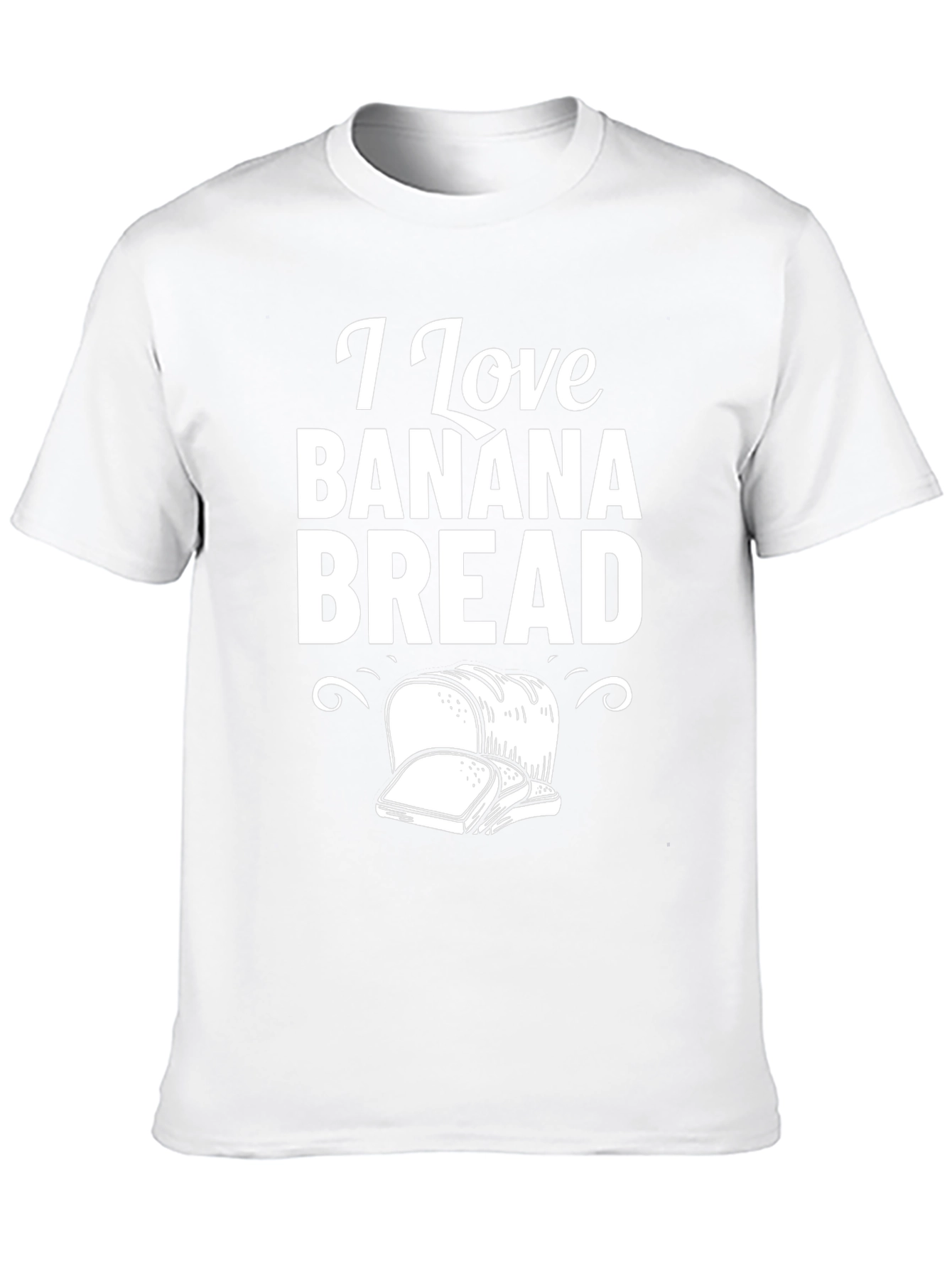 I Love Banana Bread T-Shirt Foodie Tee