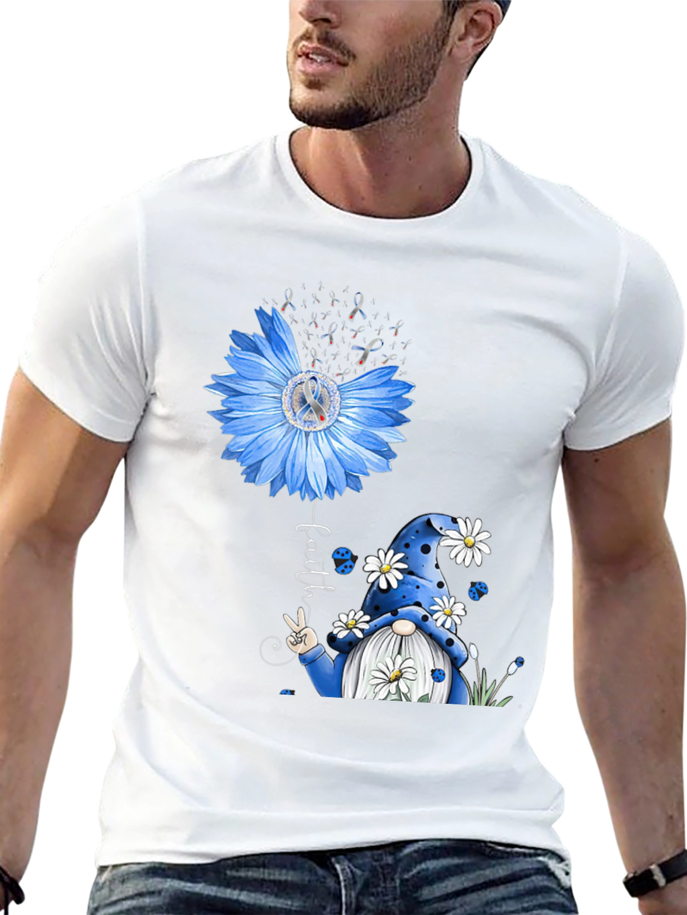 Faith Sunflower Gnome T-Shirt