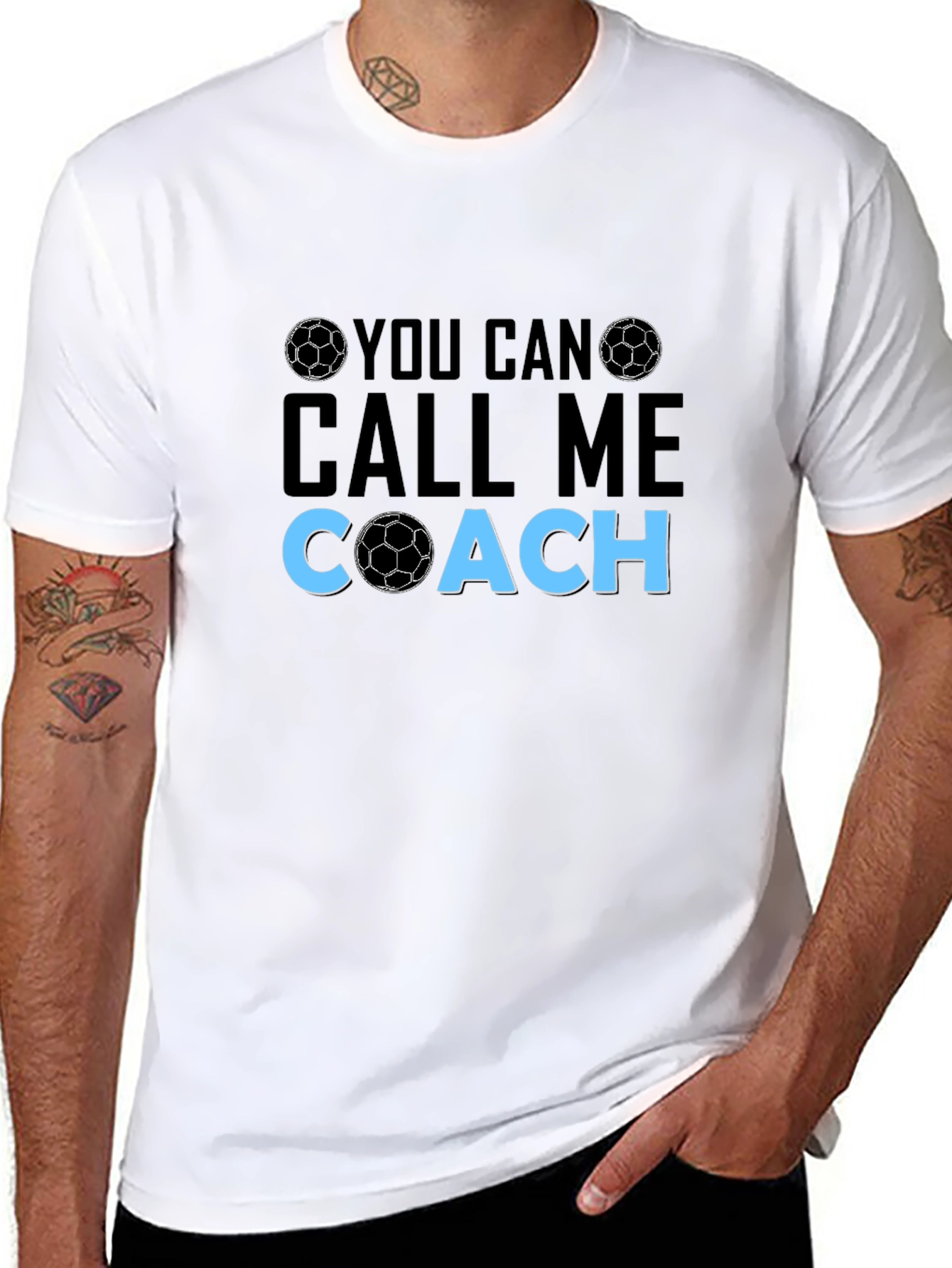 Soccer Coach Graphic T-Shirt
