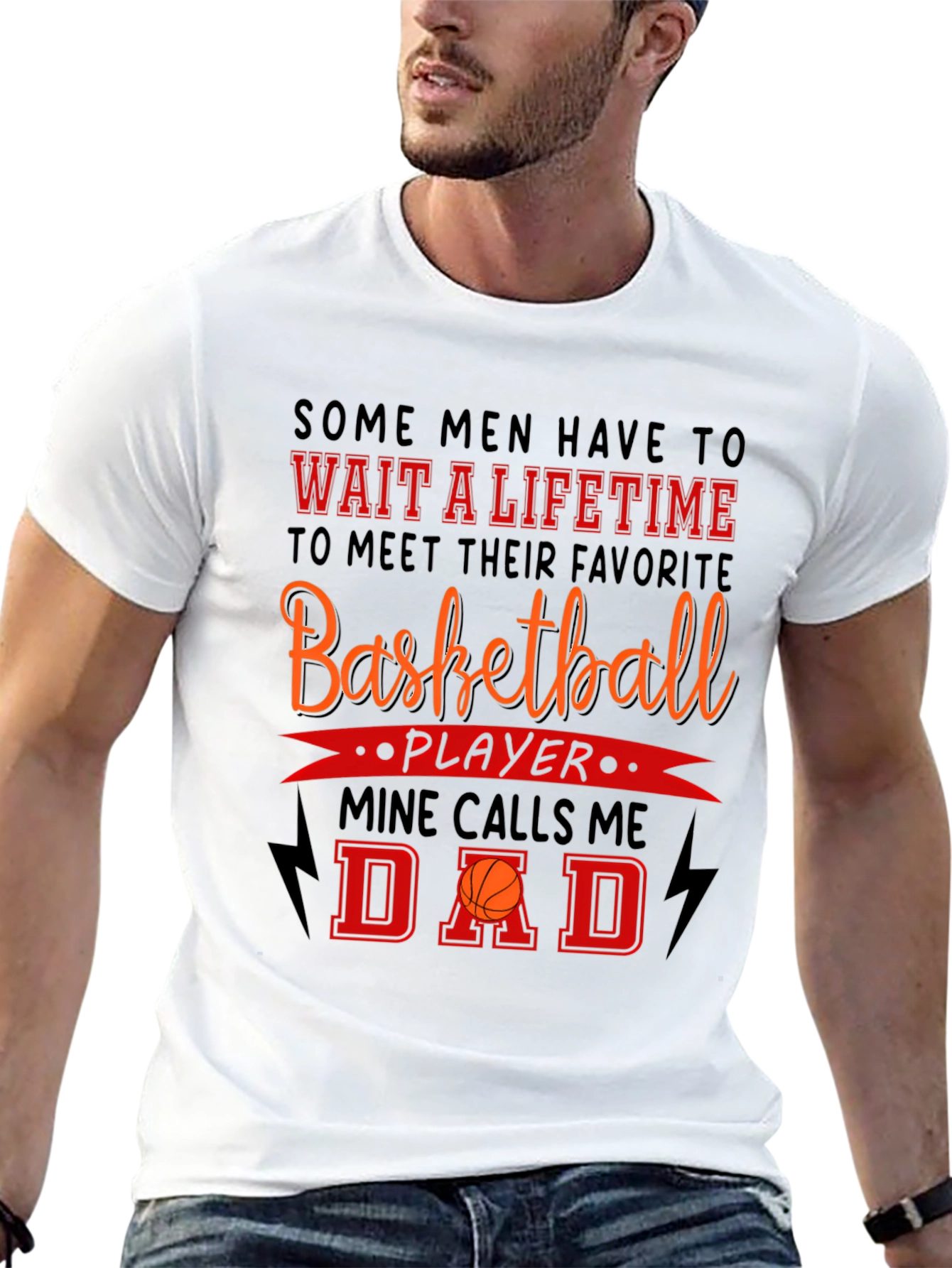 Basketball Dad T-Shirt - Sports Fan Apparel