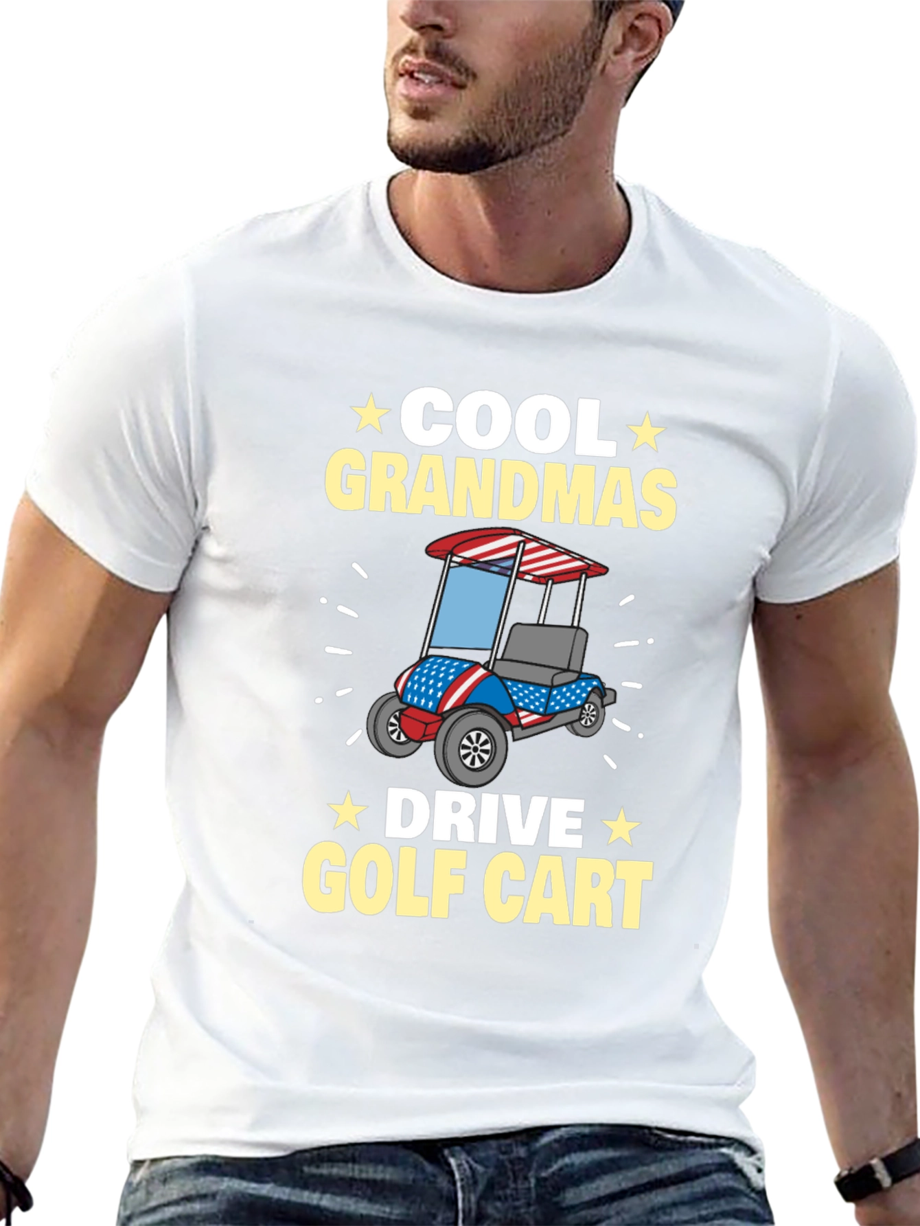 Cool Grandmas Drive Golf Cart T-Shirt
