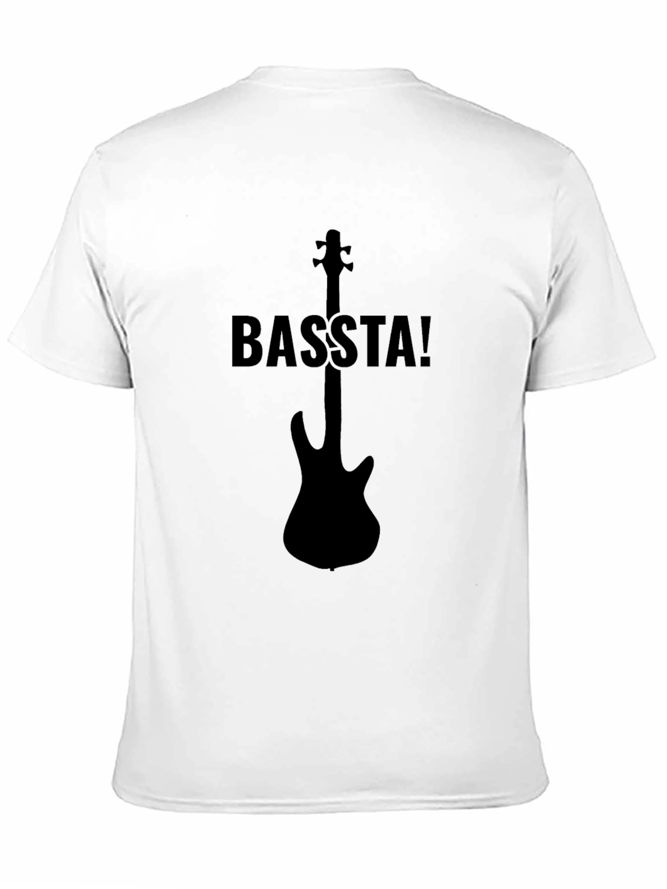 BASS-TA! Graphic Black T-Shirt