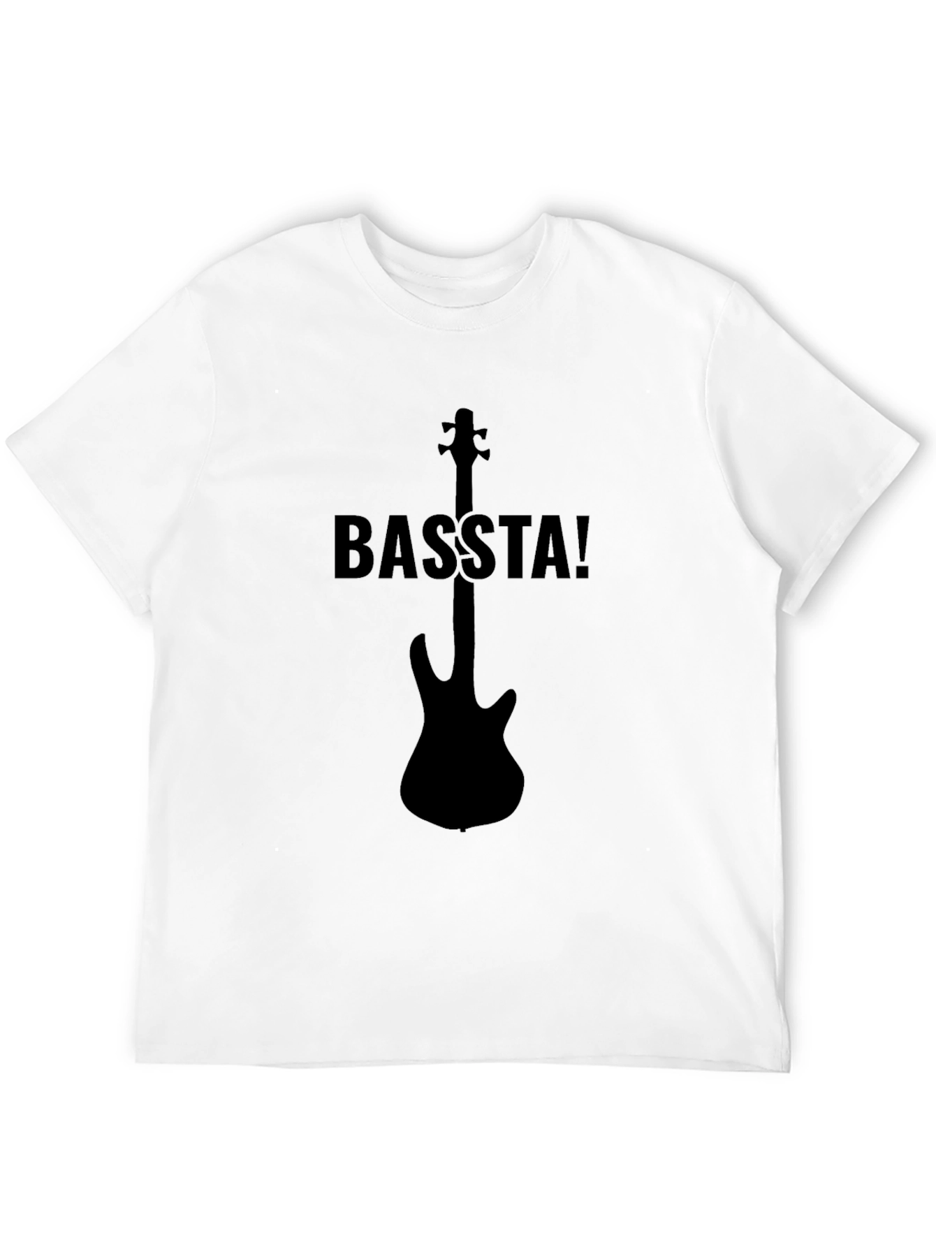 BASS-TA! Graphic Black T-Shirt