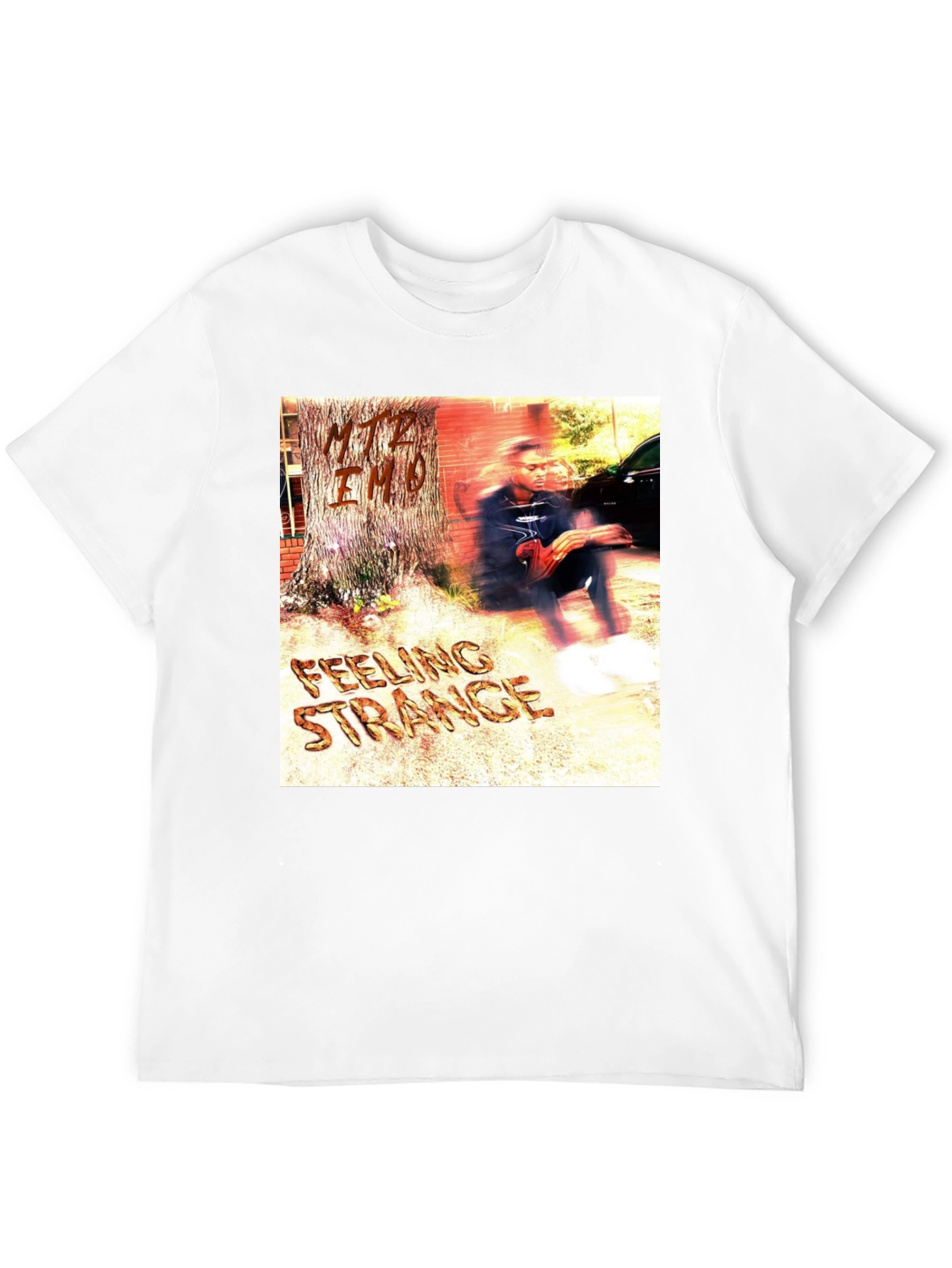 Feeling Strange Graphic T-Shirt - Trendy Unisex Tee