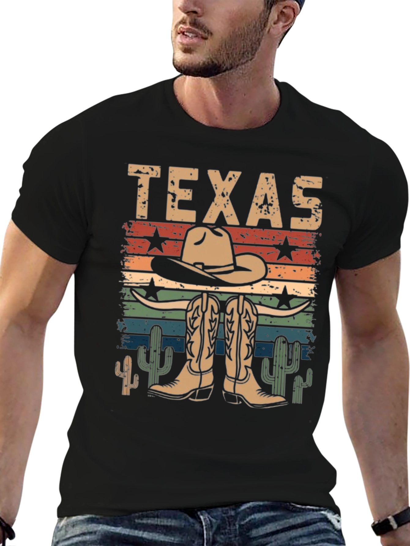 Texas Cowboy Graphic Tee
