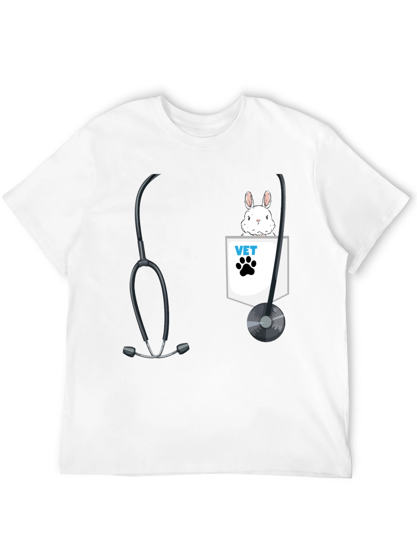 Vet Rabbit Pocket T-Shirt