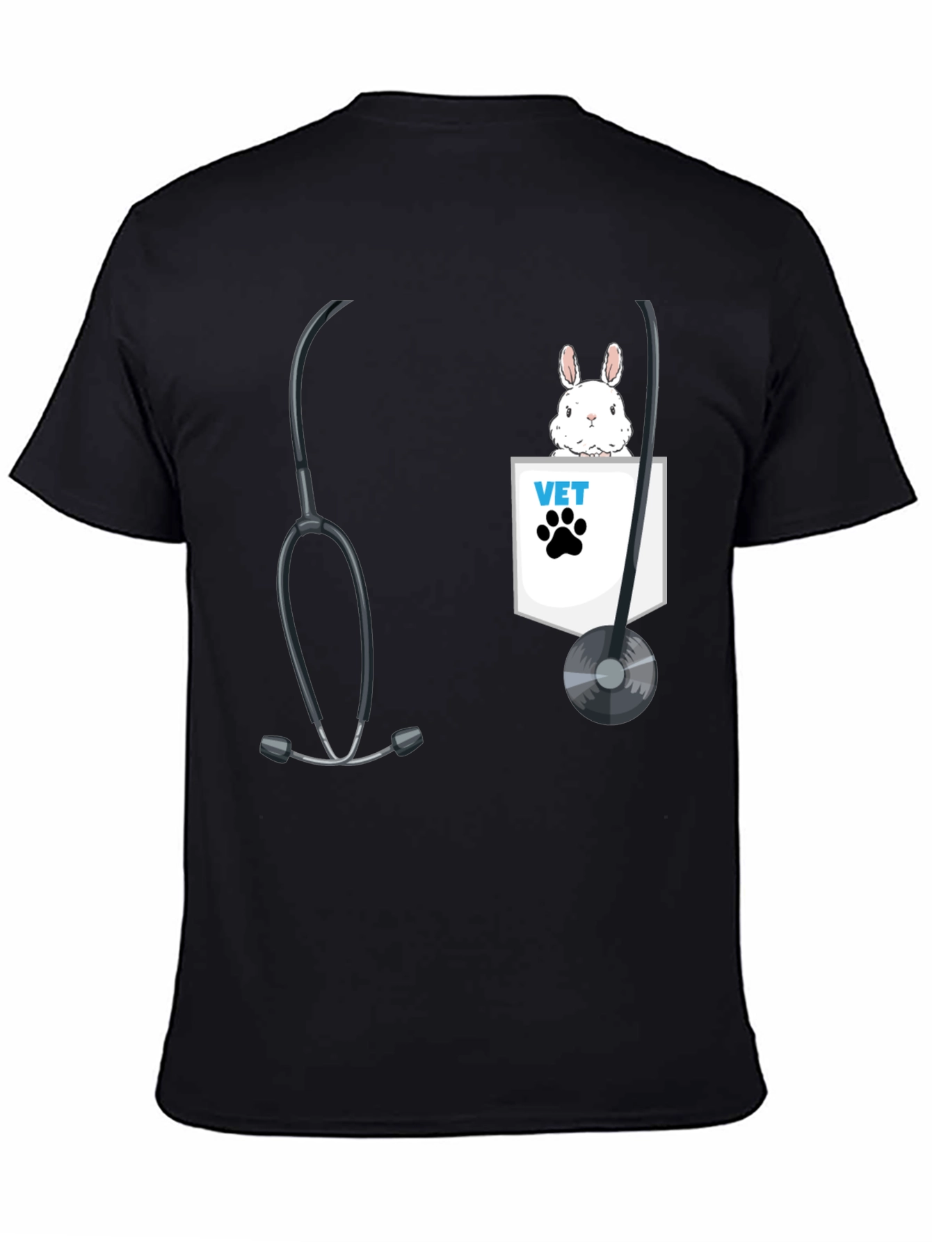 Vet Rabbit Pocket T-Shirt