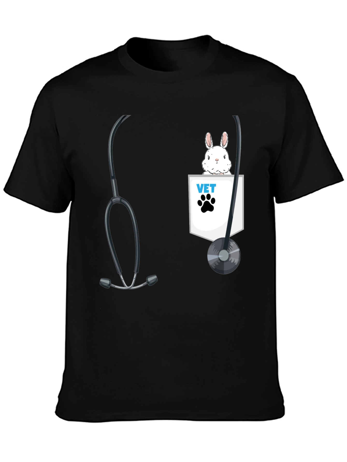 Vet Rabbit Pocket T-Shirt