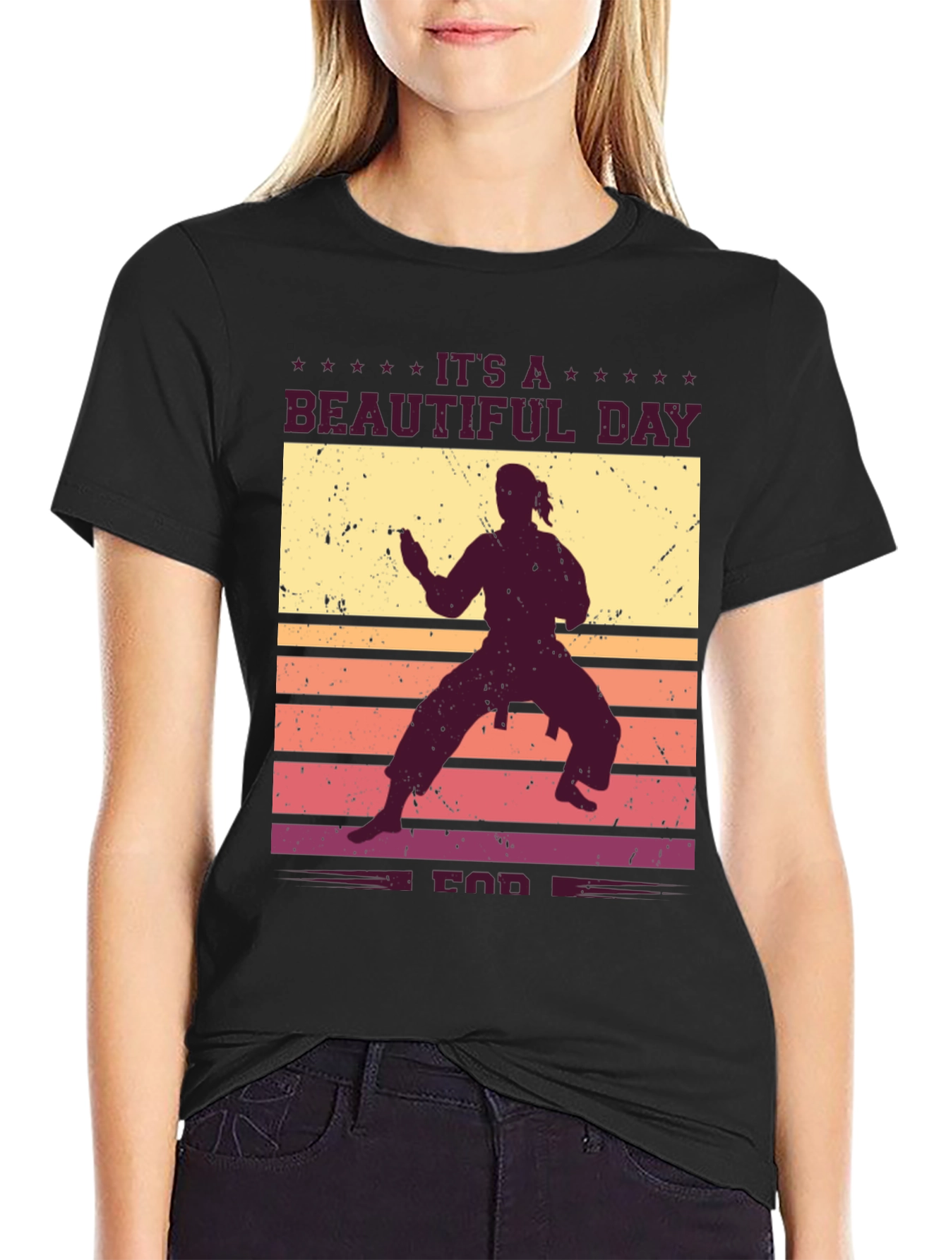 Its A Beautiful Day for Karate Graphic Tee