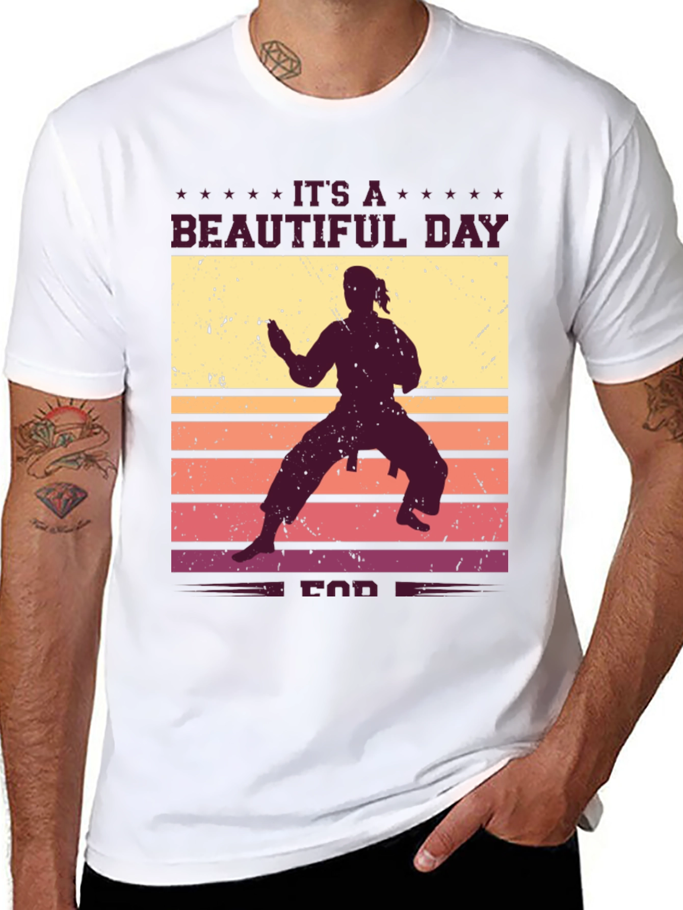 Its A Beautiful Day for Karate Graphic Tee