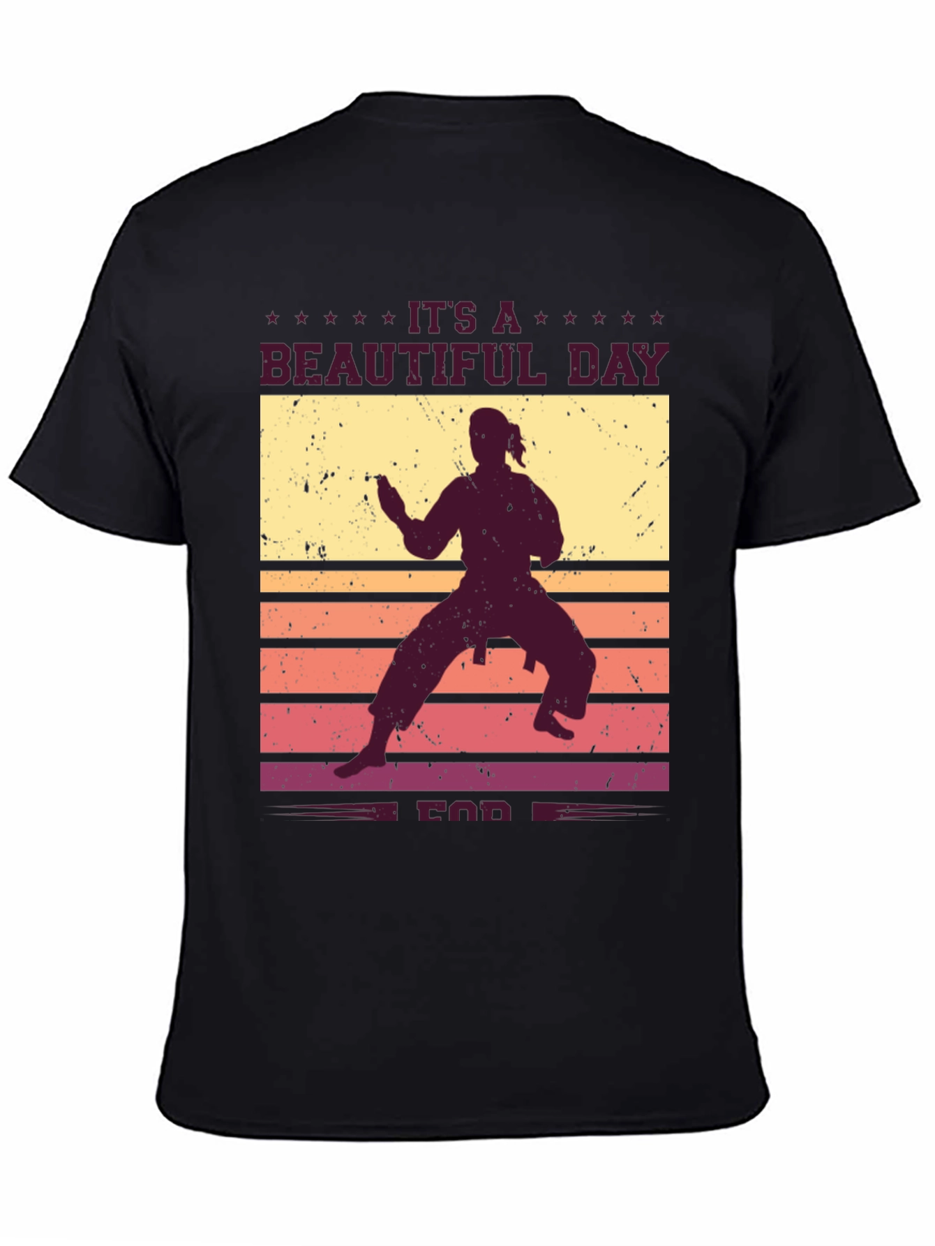 Its A Beautiful Day for Karate Graphic Tee