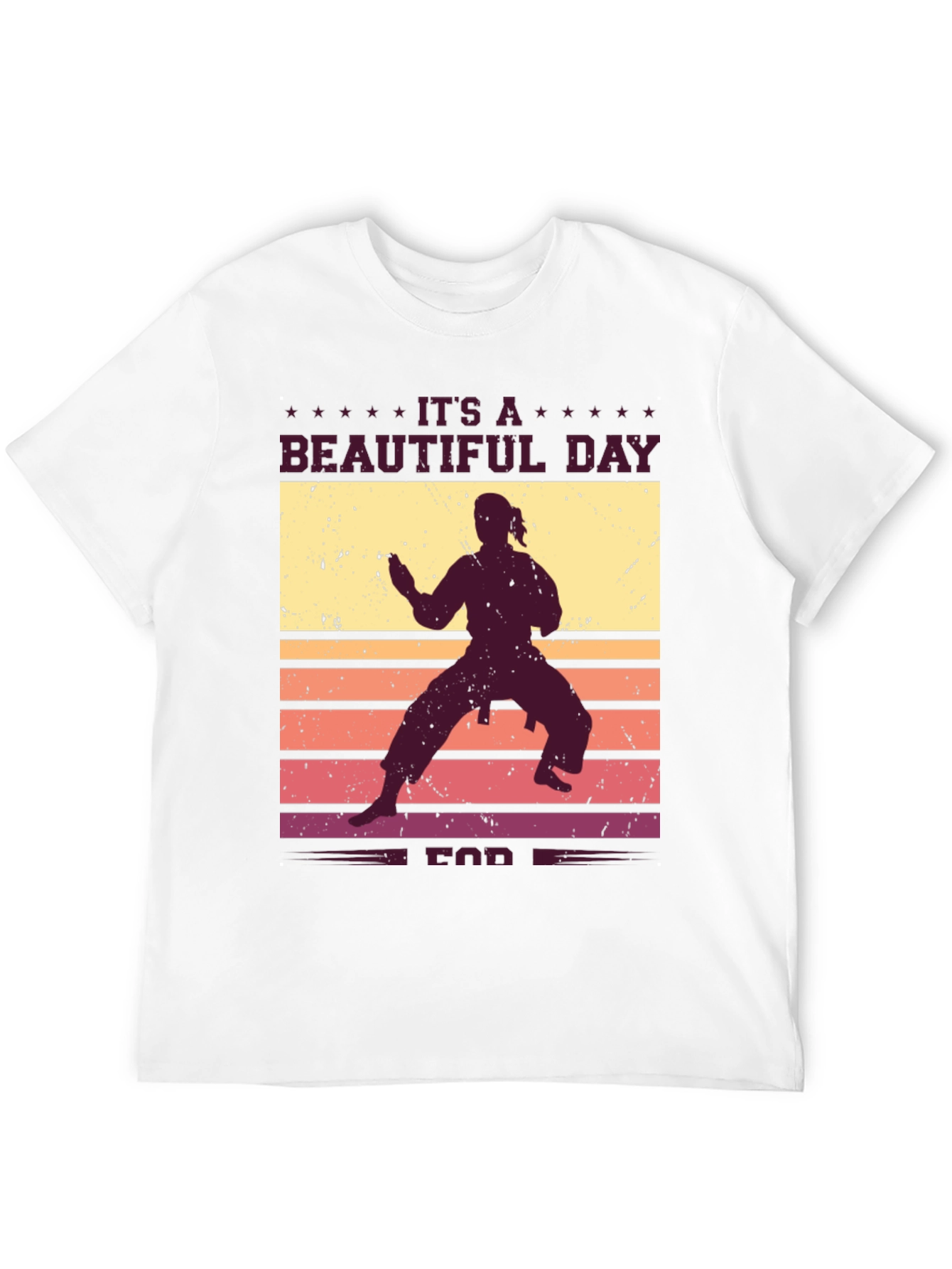 Its A Beautiful Day for Karate Graphic Tee
