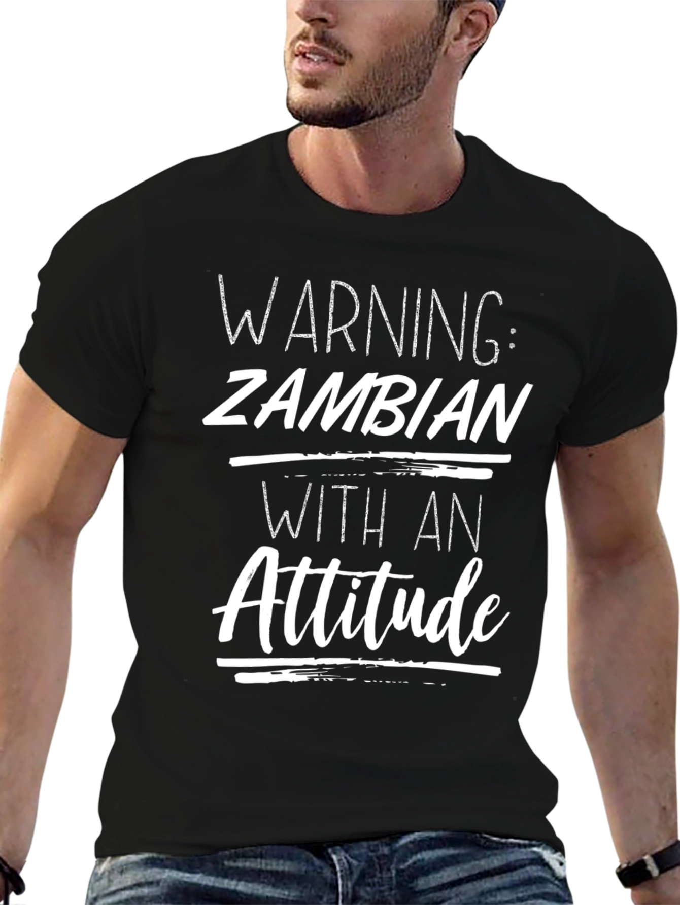 Warning: Zambian With an Attitude T-Shirt