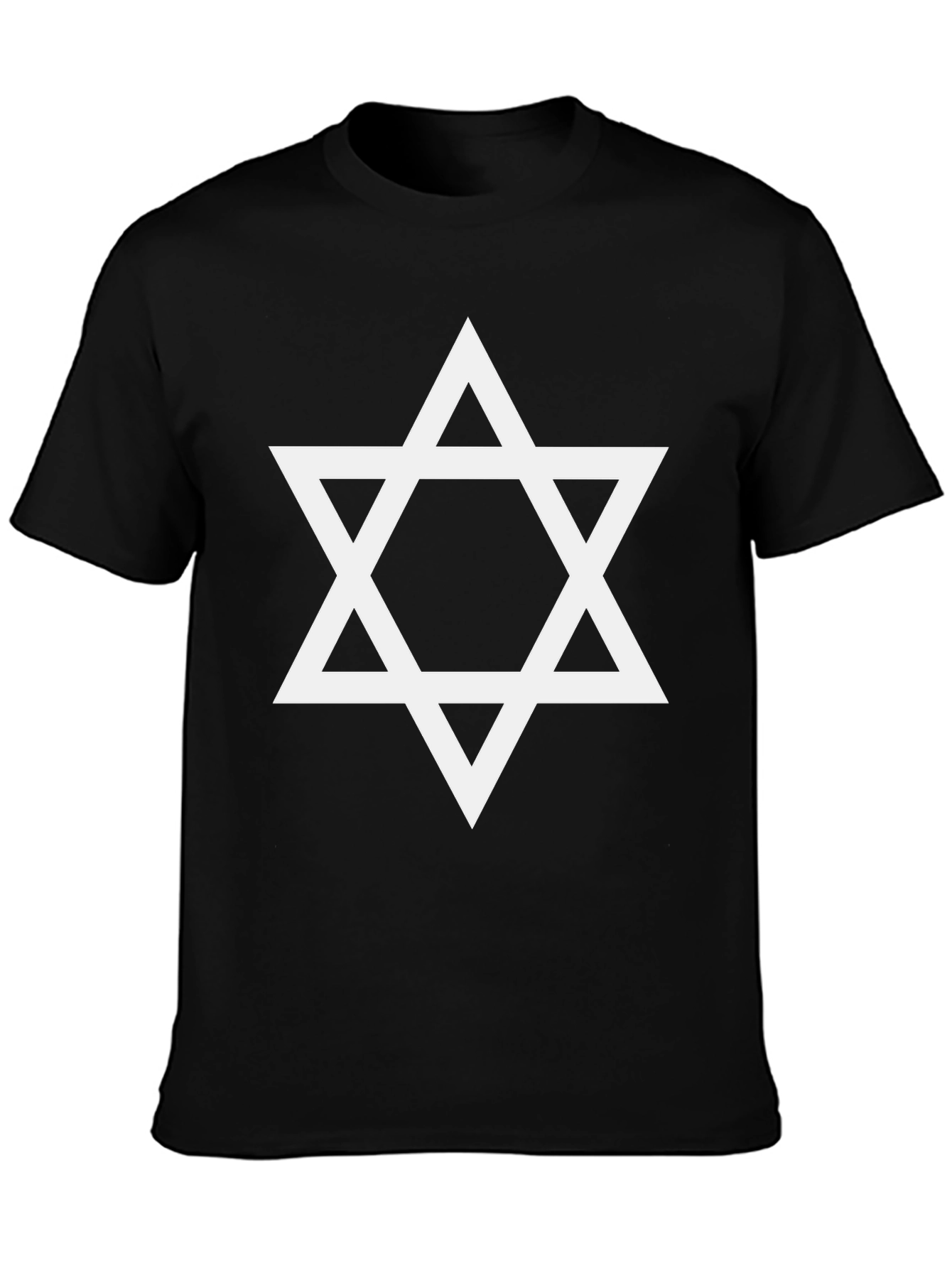 Star of David T-Shirt - Classic Black Tee