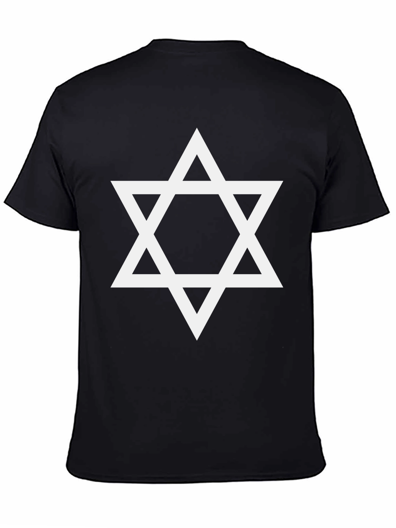 Star of David T-Shirt - Classic Black Tee