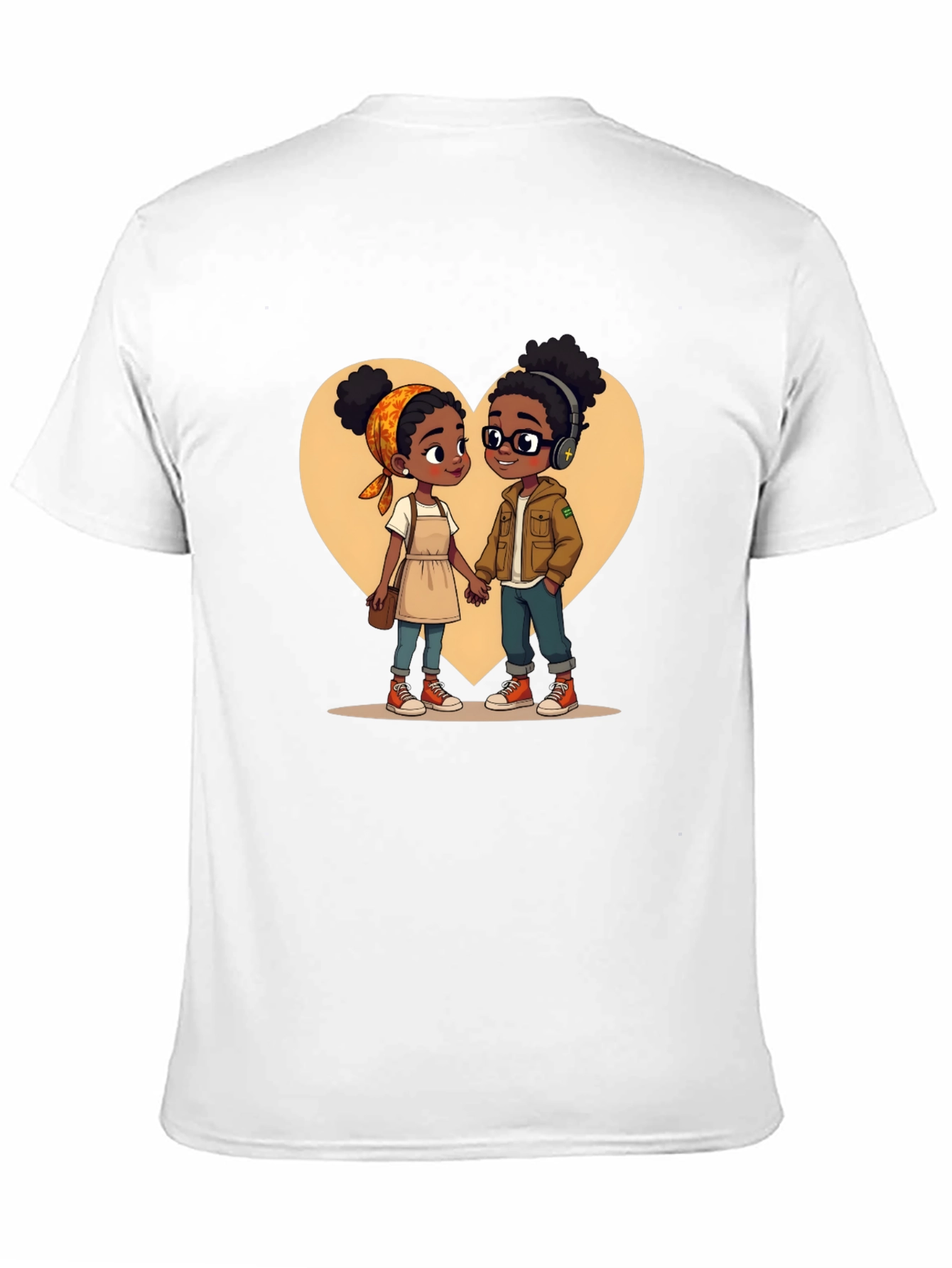 Cute Couple T-Shirt - Cartoon Love Tee