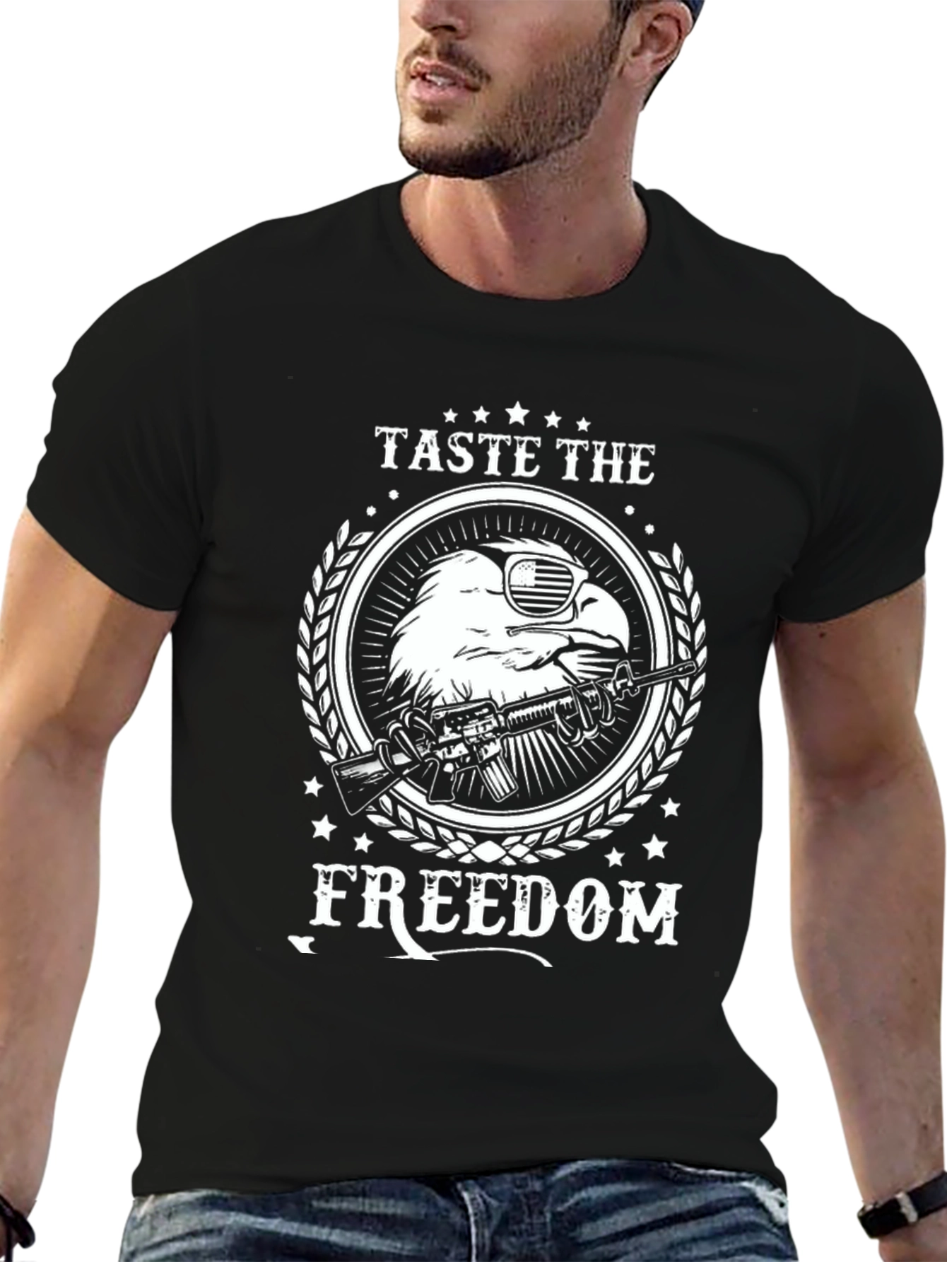Taste the Freedom Patriotic Eagle T-Shirt