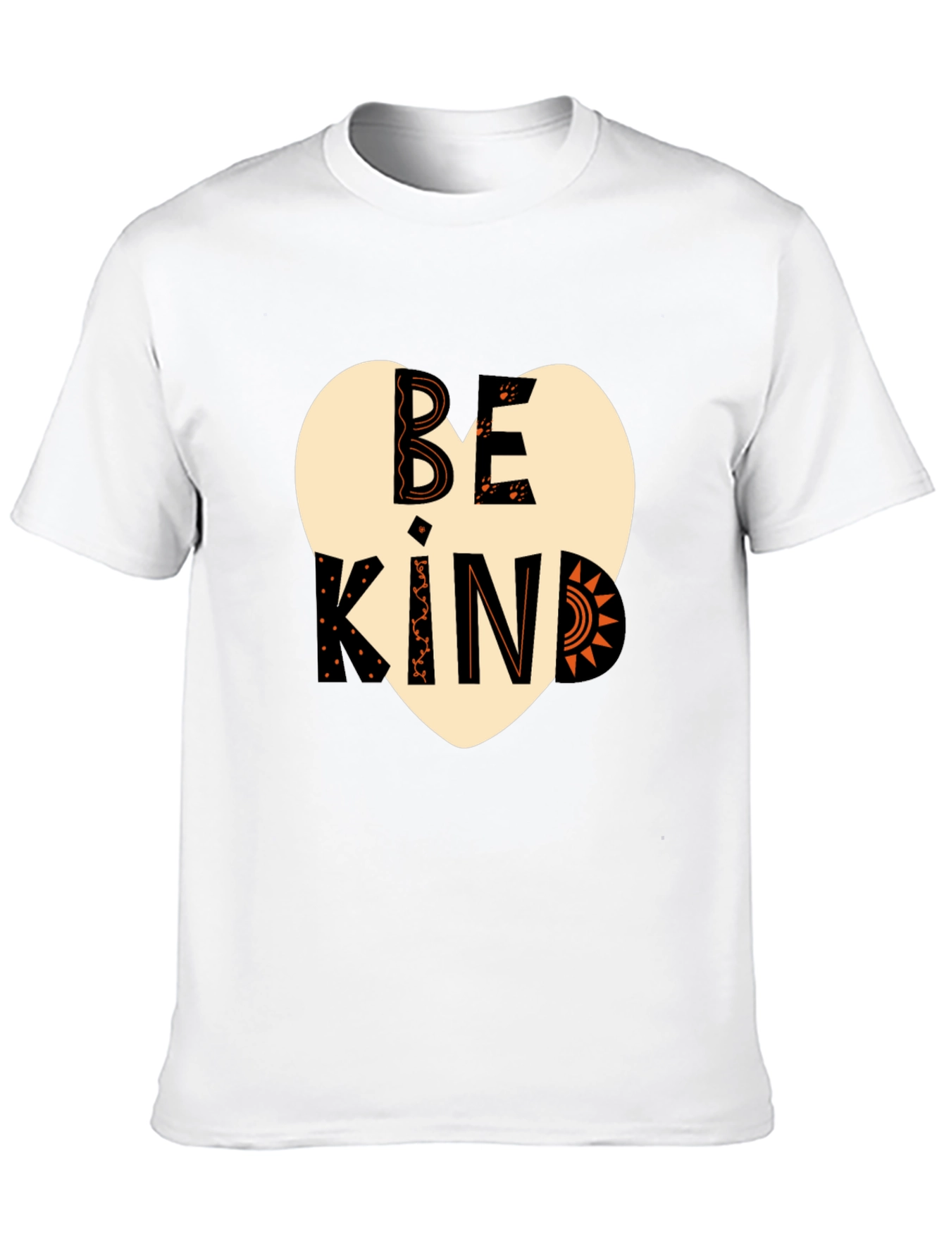 Be Kind Graphic Tee - Heart Design