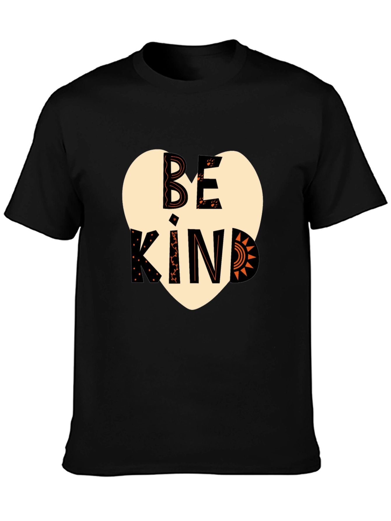 Be Kind Graphic Tee - Heart Design