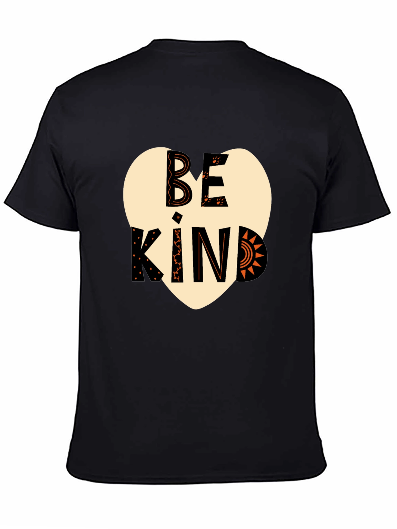 Be Kind Graphic Tee - Heart Design