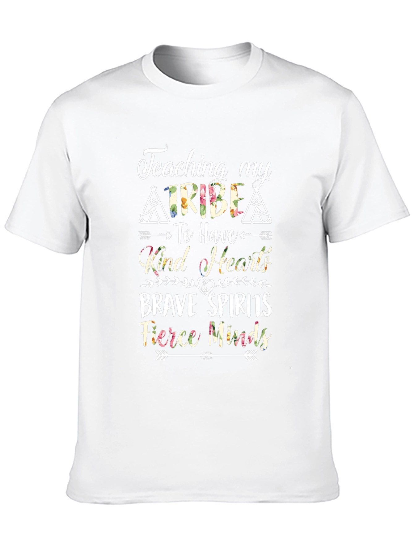 Teaching Tribe Graphic Tee - Kind Hearts Brave Spirits