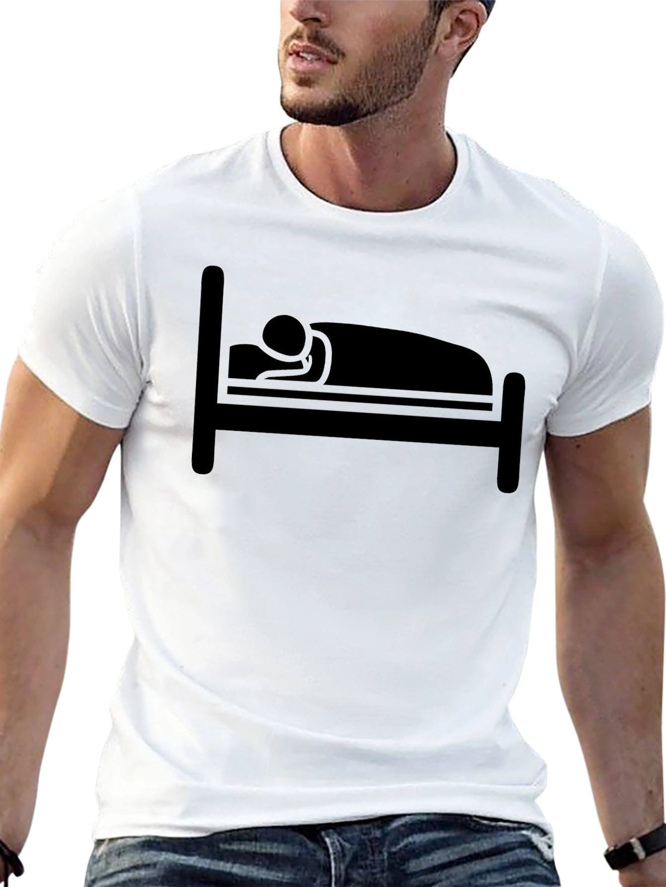 Sleepy Time T-Shirt - Unisex Bed Design Tee