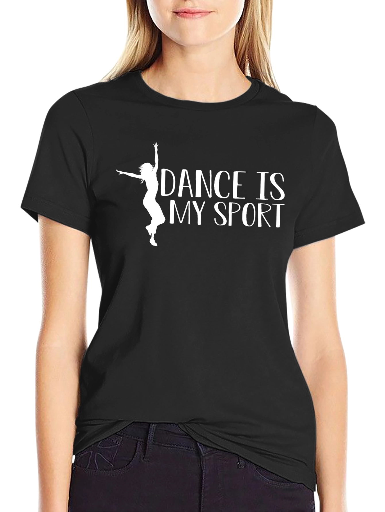Dance Is My Sport Black T-Shirt