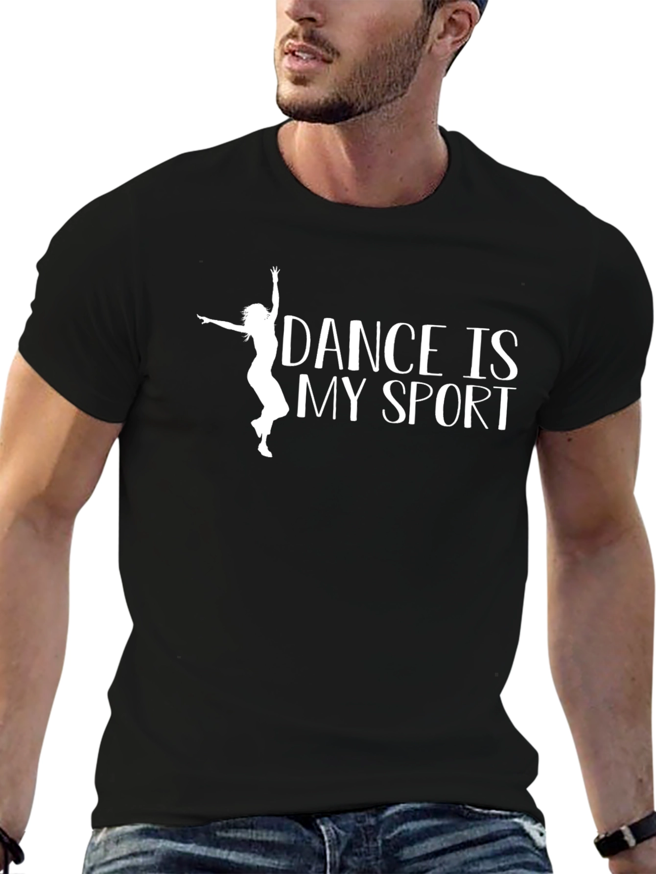 Dance Is My Sport Black T-Shirt