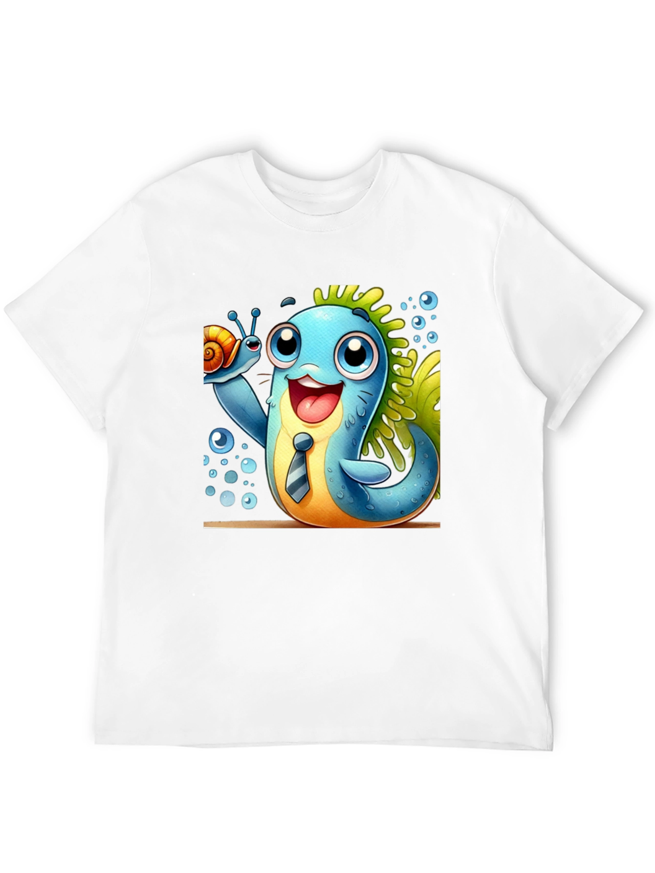 Cartoon Sea Creature Graphic Tee