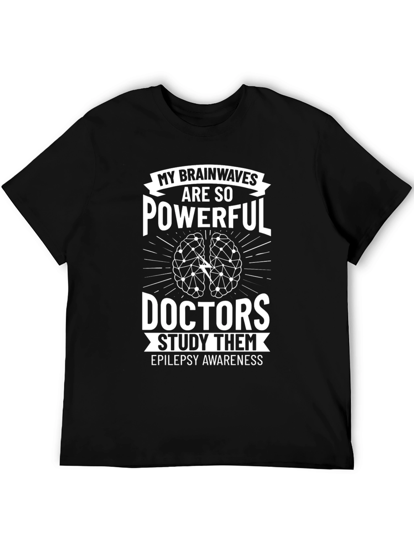Epilepsy Awareness Brainwaves Powerful Doctors Study T-Shirt