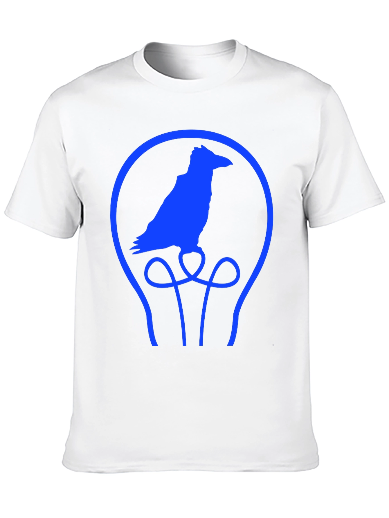Raven Lightbulb T-Shirt - Unique Graphic Tee