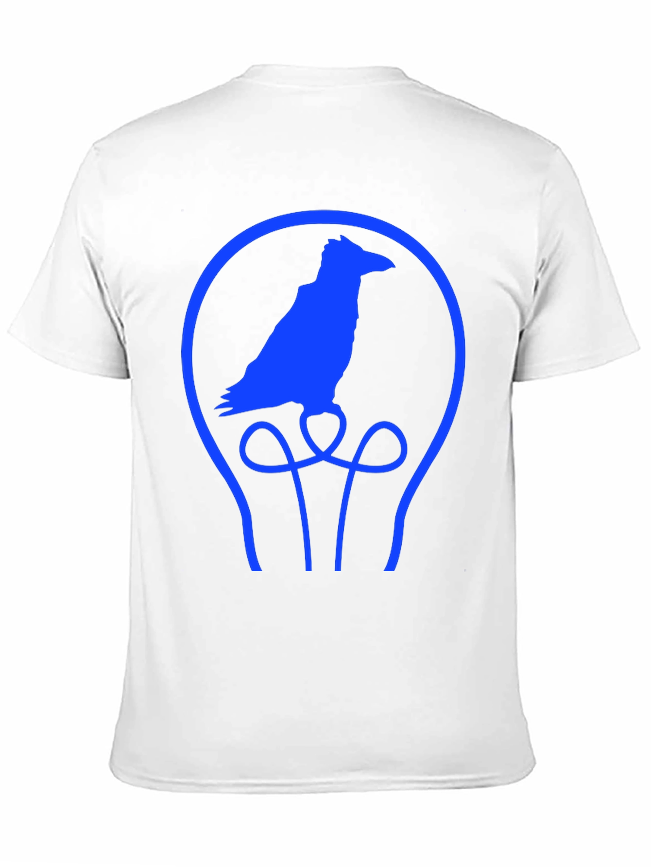 Raven Lightbulb T-Shirt - Unique Graphic Tee