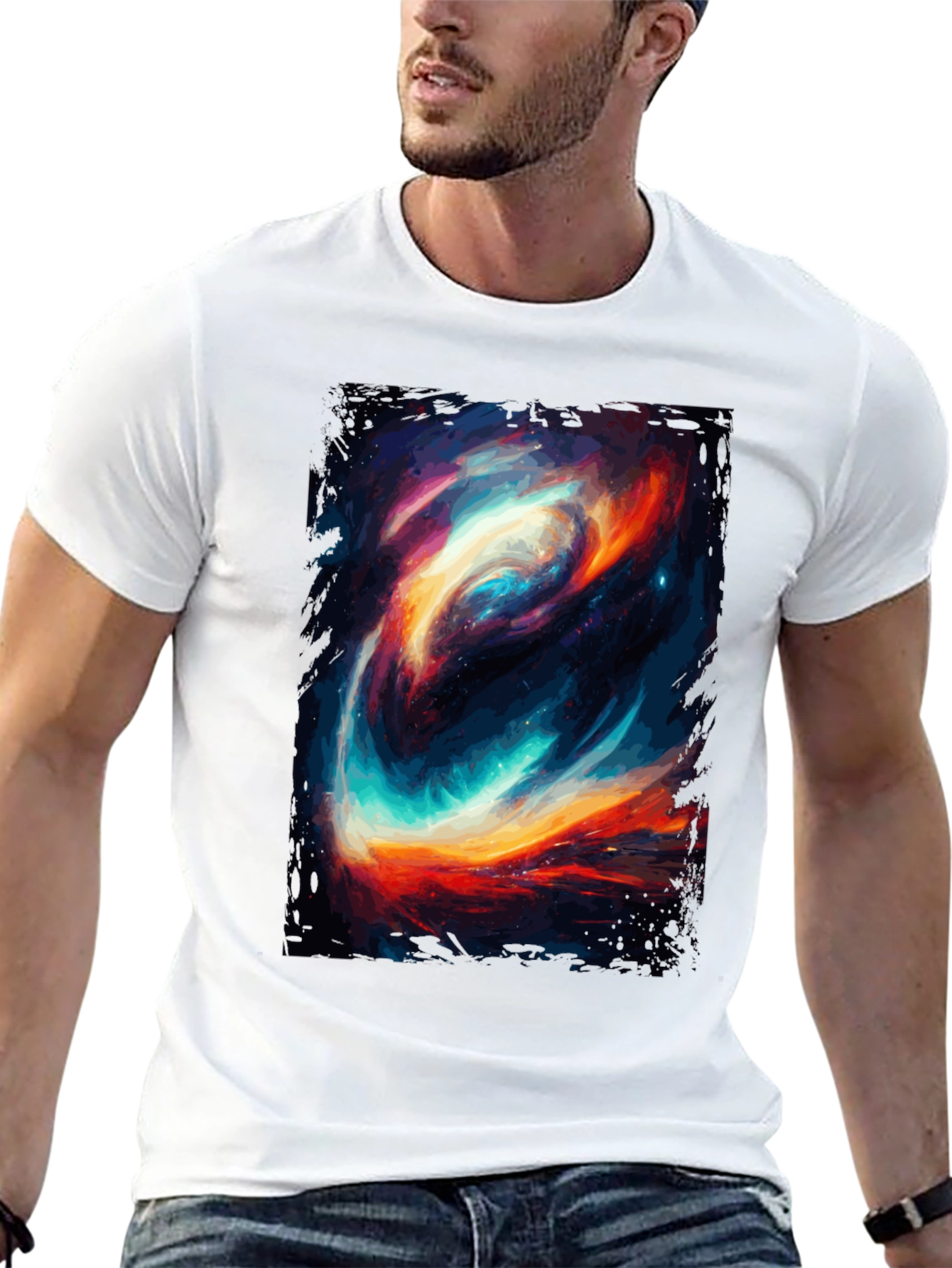 Galaxy Dream T-Shirt - Artistic Space Design