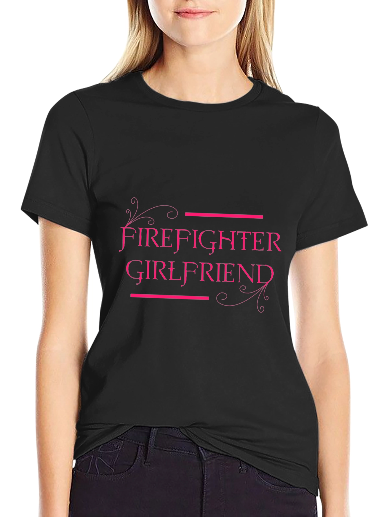 Firefighter Girlfriend Graphic Tee