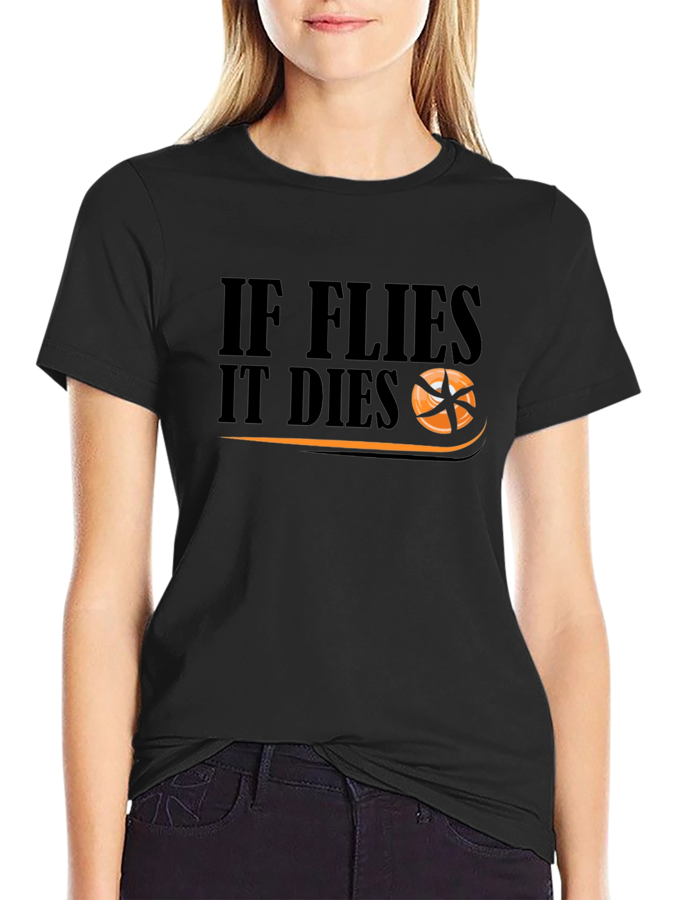 If It Flies It Dies Basketball T-Shirt