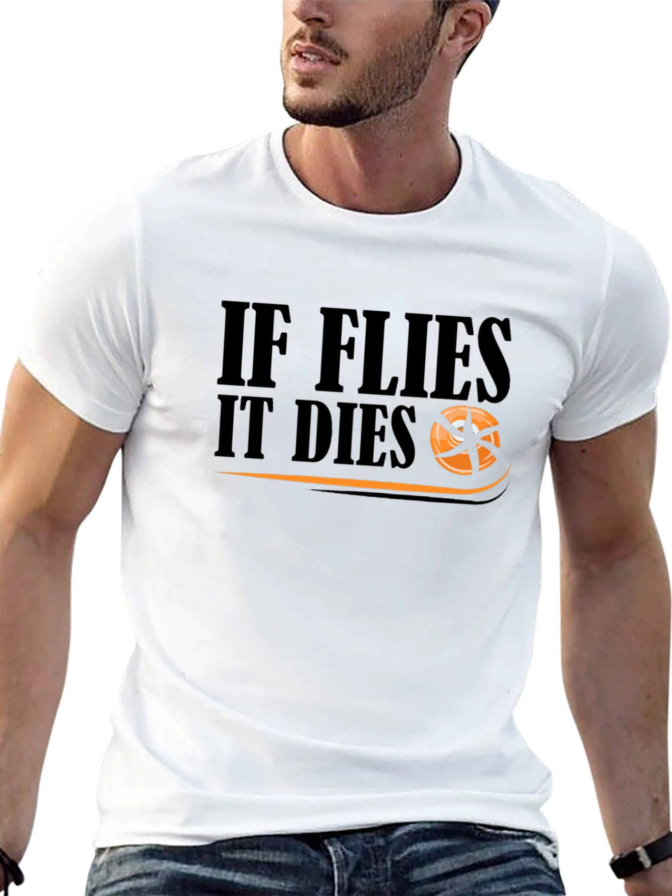 If It Flies It Dies Basketball T-Shirt