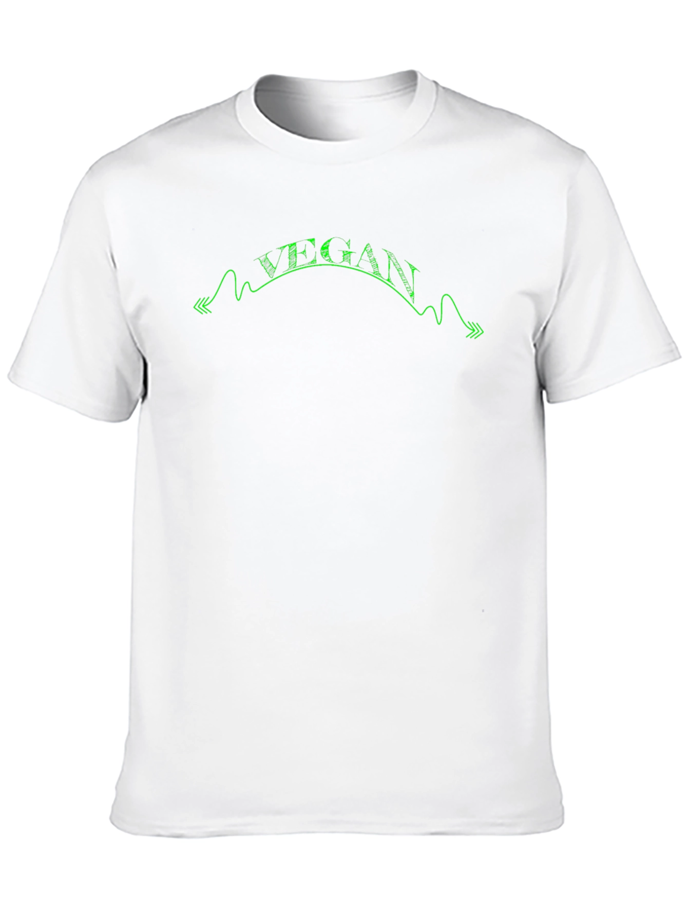Vegan Graphic Tee - Black