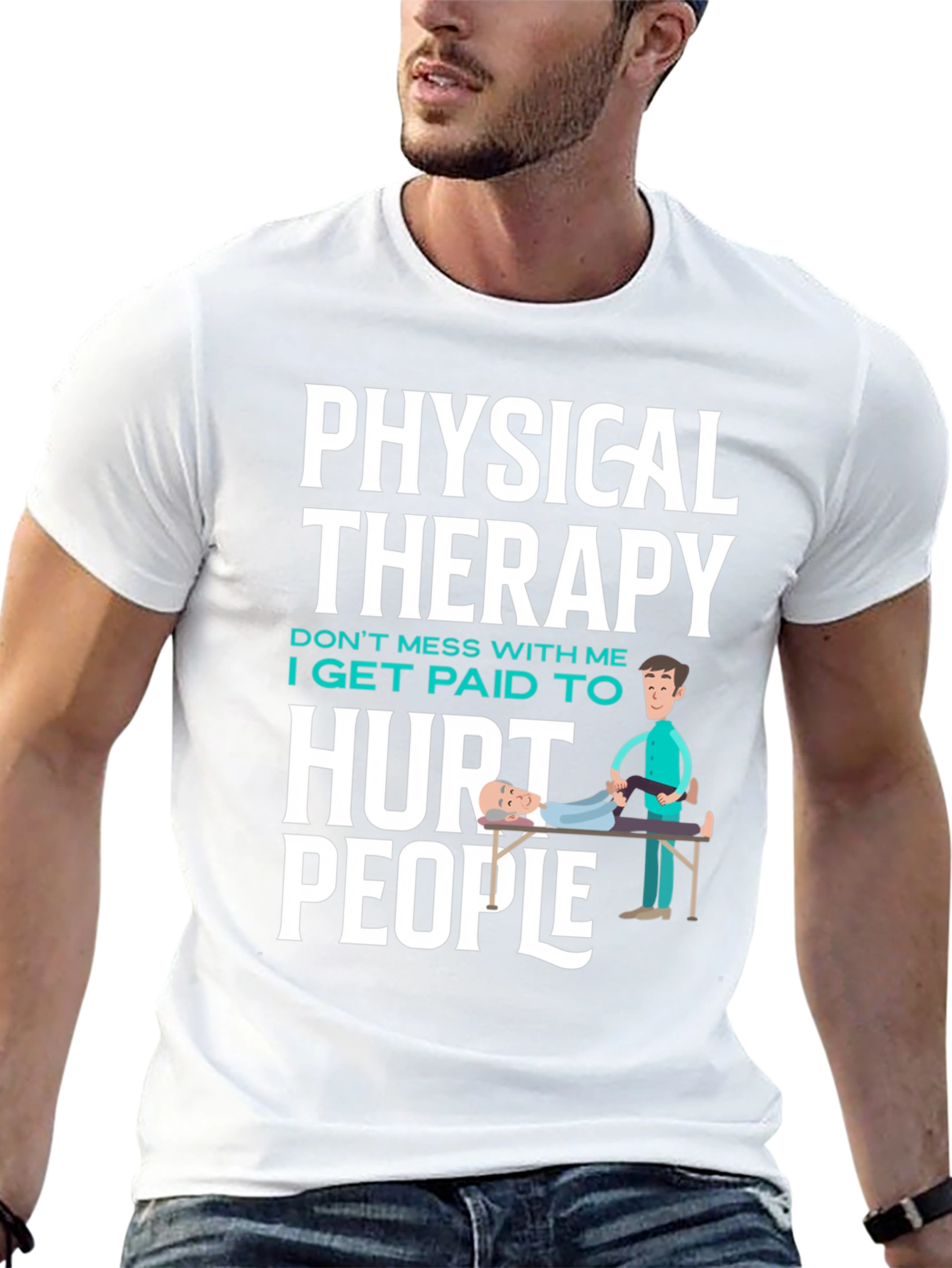 Physical Therapy Hurt People Graphic Tee