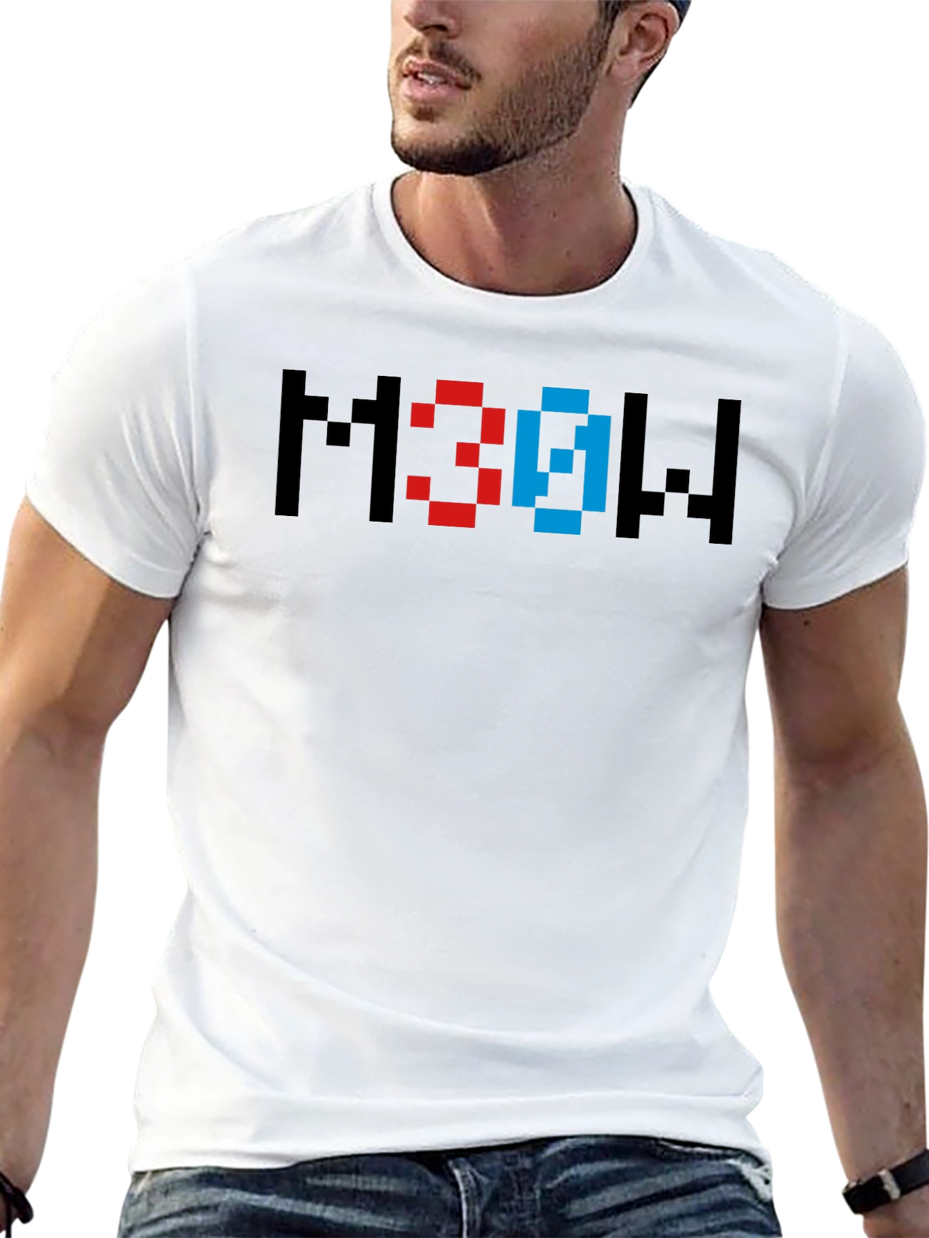 Pixel M39W Graphic Tee - Retro Style