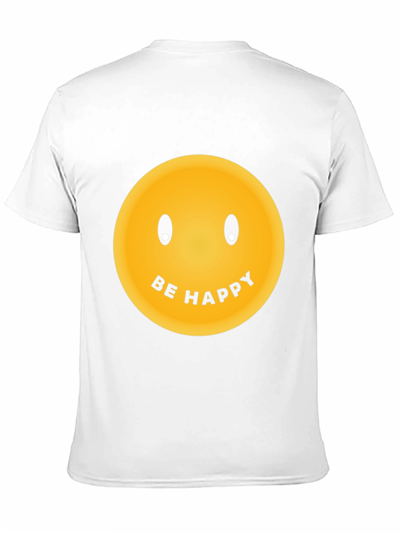 Be Happy Graphic Tee - Classic Smiley Face T-Shirt
