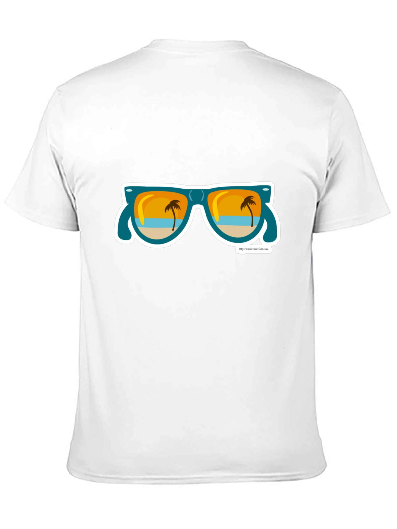 Beach Vibes T-Shirt - Palm Tree Sunglasses Graphic