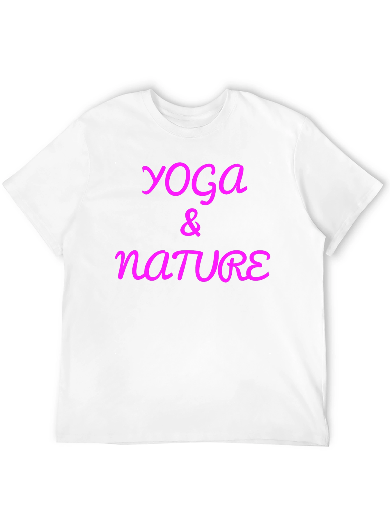 Yoga & Nature Graphic Tee - Casual Black T-Shirt