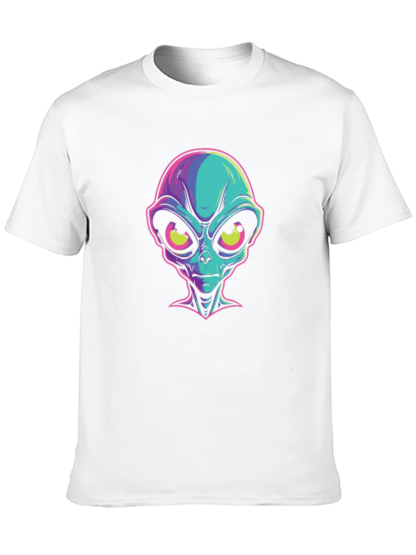 Alien Graphic Black T-Shirt - Bold Sci-Fi Style